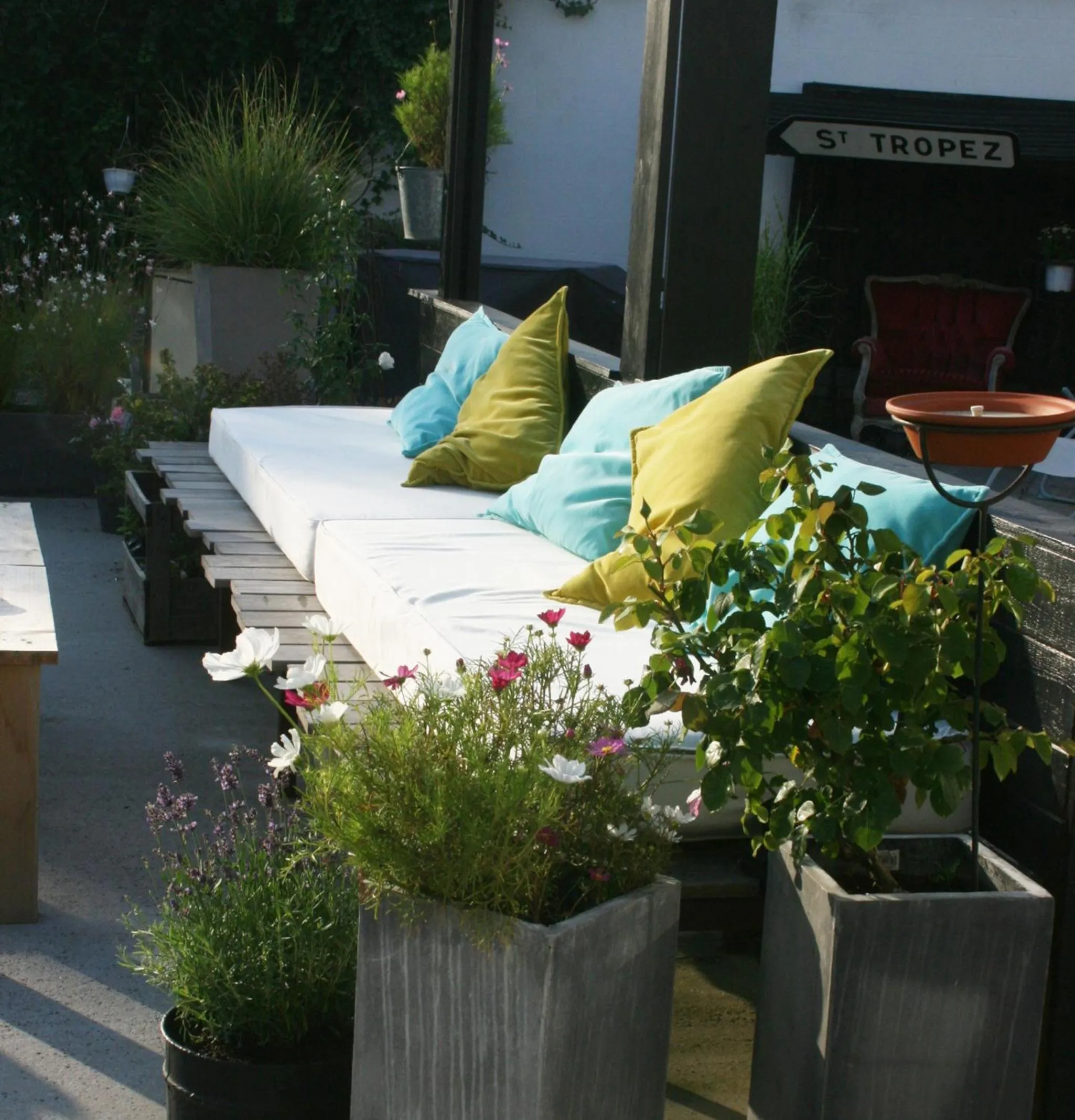 Patio in Guesthouse Kathome