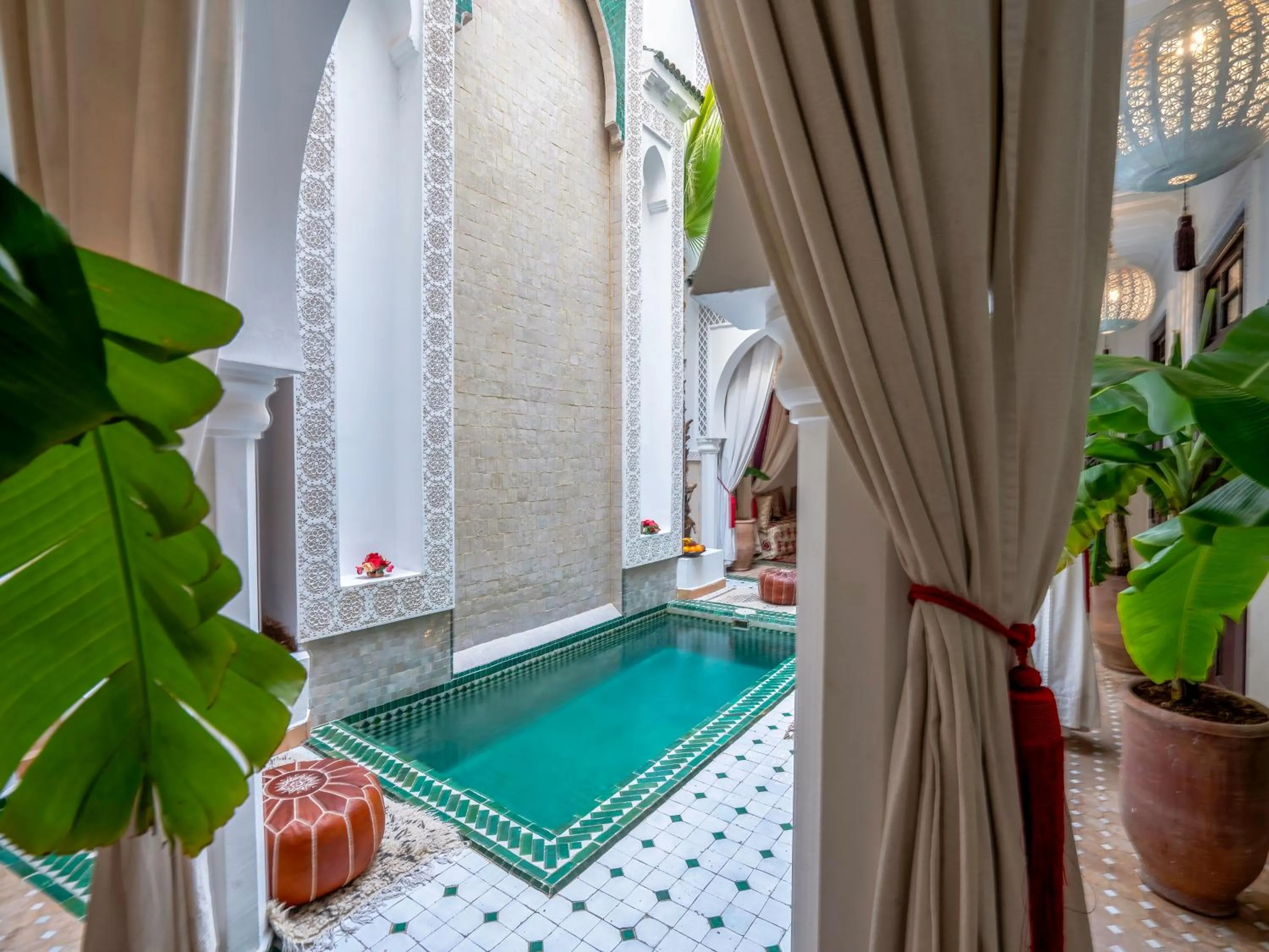 Swimming pool in Riad Tzizwit Boutique Hotel & SPA