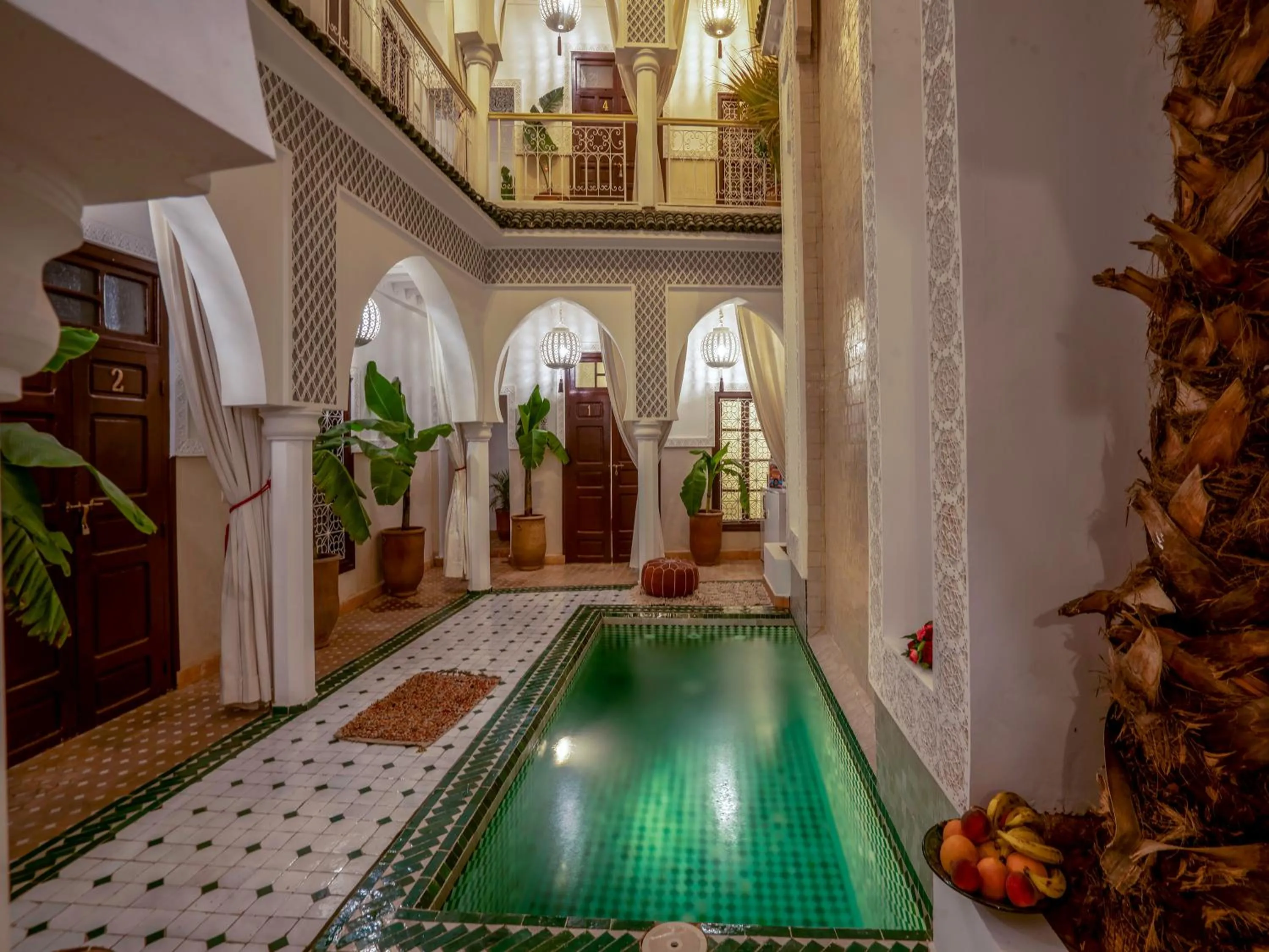 Swimming pool in Riad Tzizwit Boutique Hotel & SPA