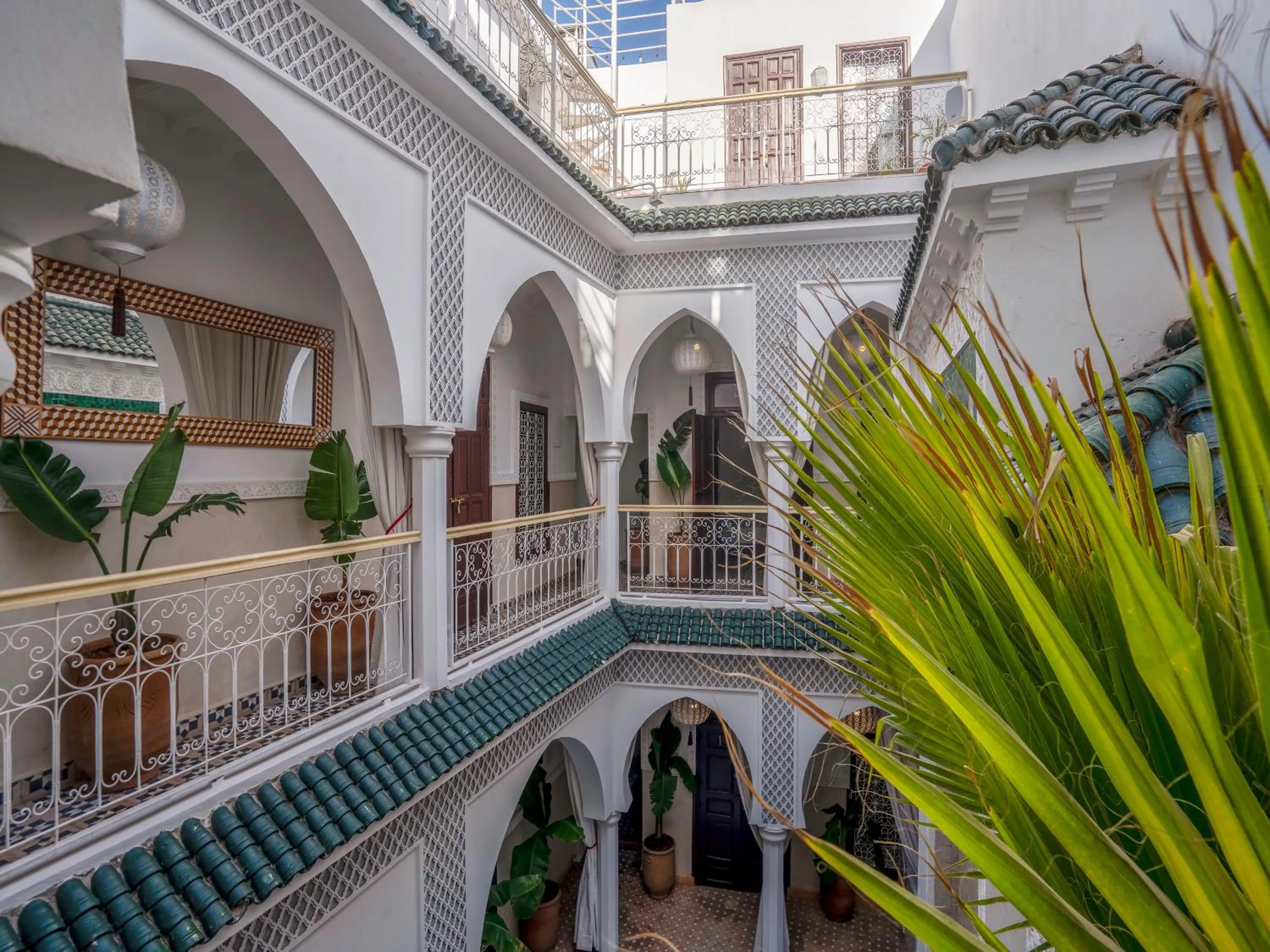 Swimming pool in Riad Tzizwit Boutique Hotel & SPA