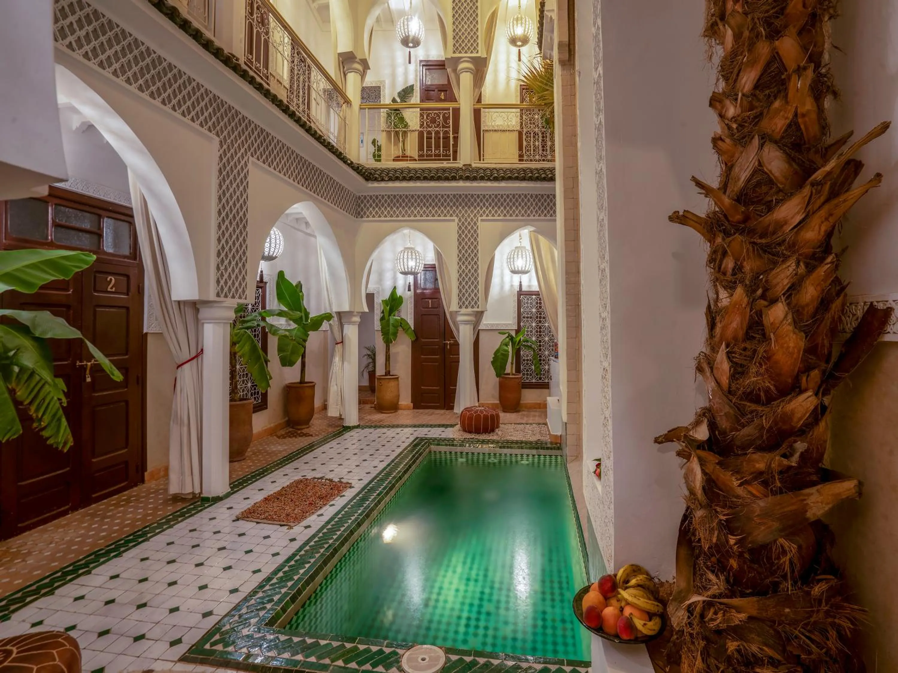 Swimming pool in Riad Tzizwit Boutique Hotel & SPA