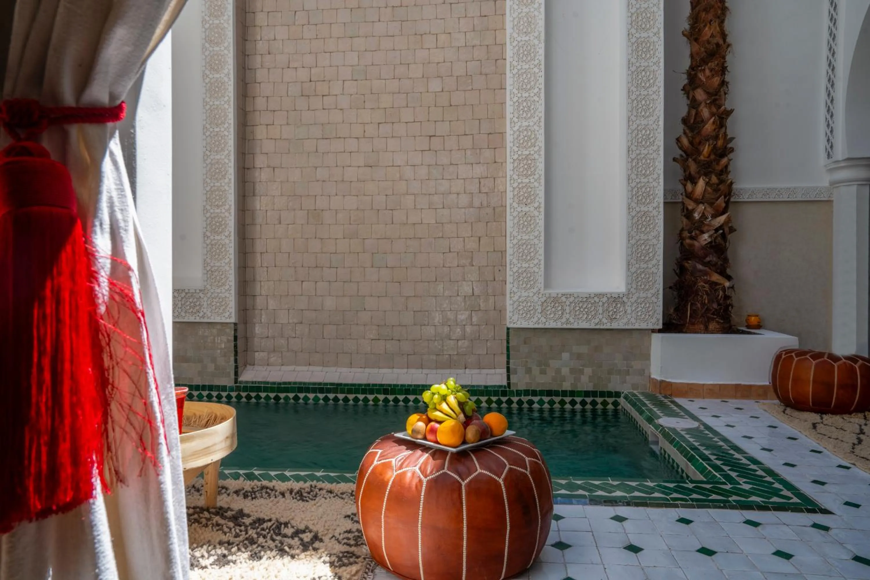 Pool view in Riad Tzizwit Boutique Hotel & SPA