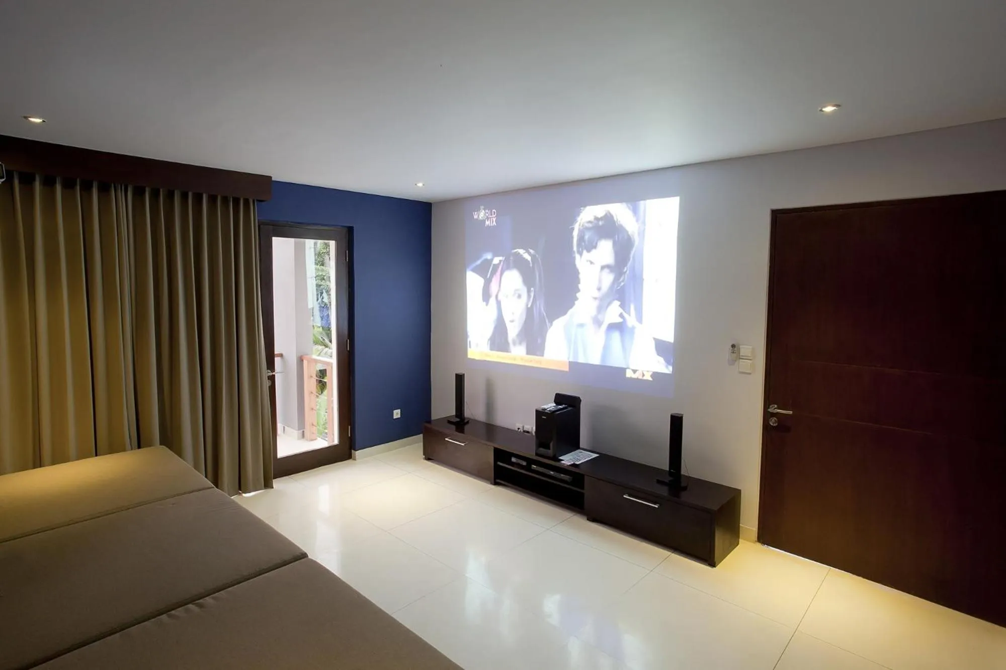 TV and multimedia, Bed in CassaMia Bali - Spacious Luxury 5 Bedroom Villa