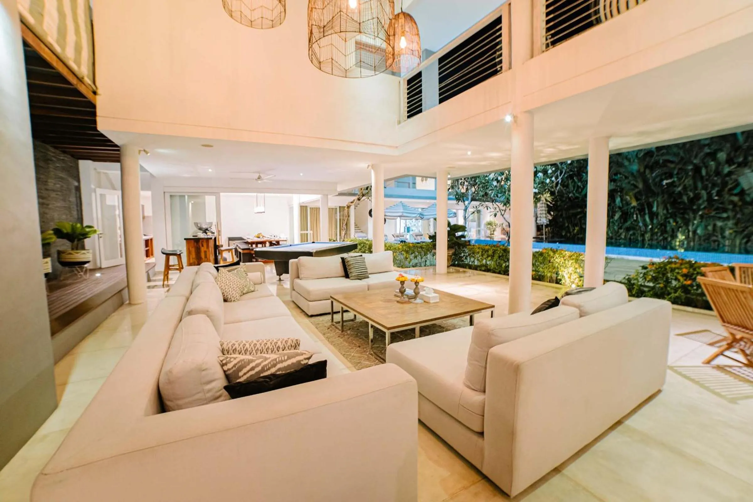 Living room in CassaMia Bali - Spacious Luxury 5 Bedroom Villa