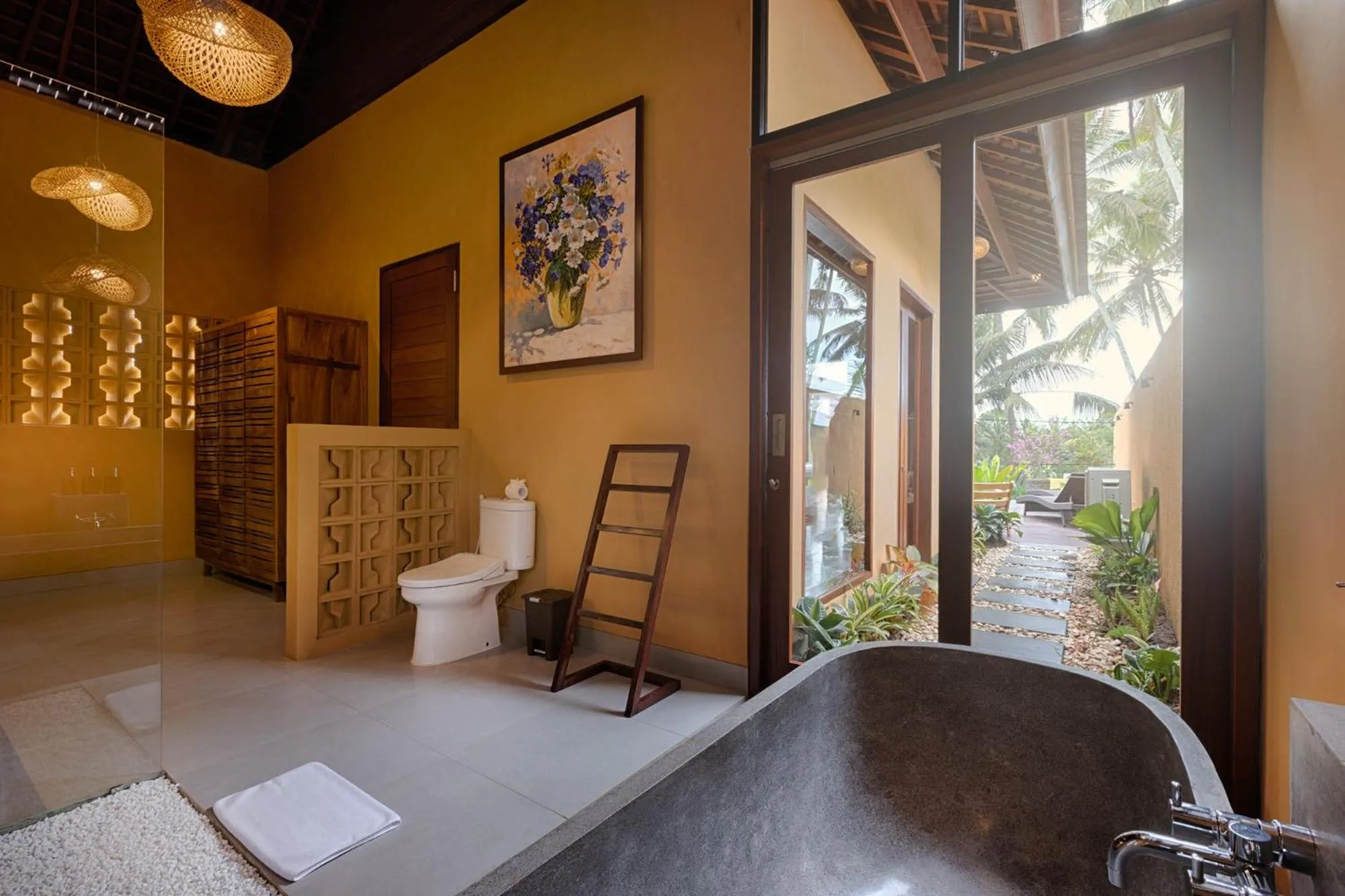 Toilet in Samkhya Villas - Free 1x Floating Breakfast or Minibar