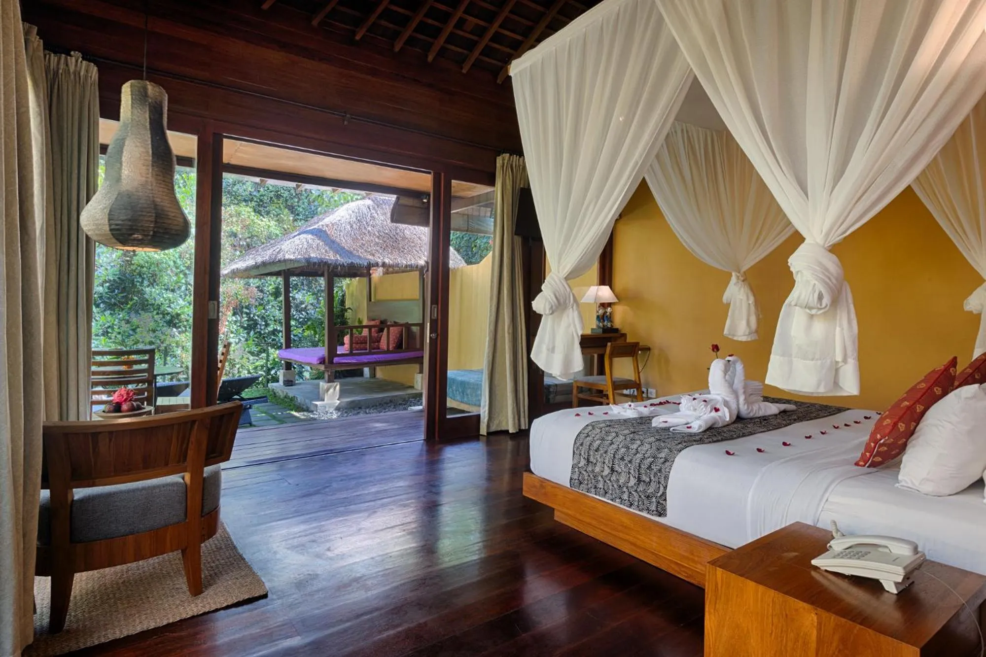Photo of the whole room, Bed in Samkhya Villas - Free 1x Floating Breakfast or Minibar