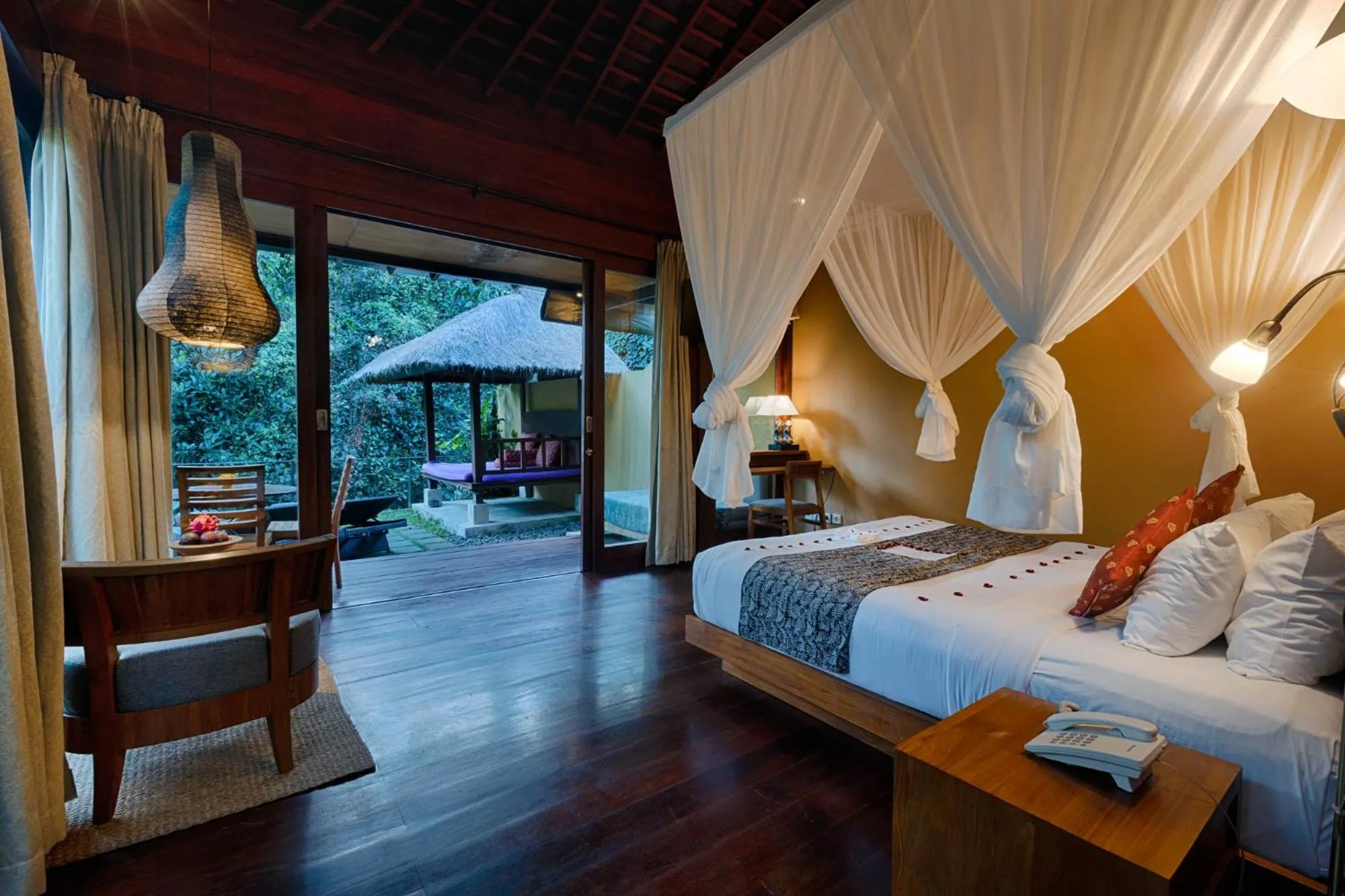 Photo of the whole room, Bed in Samkhya Villas - Free 1x Floating Breakfast or Minibar