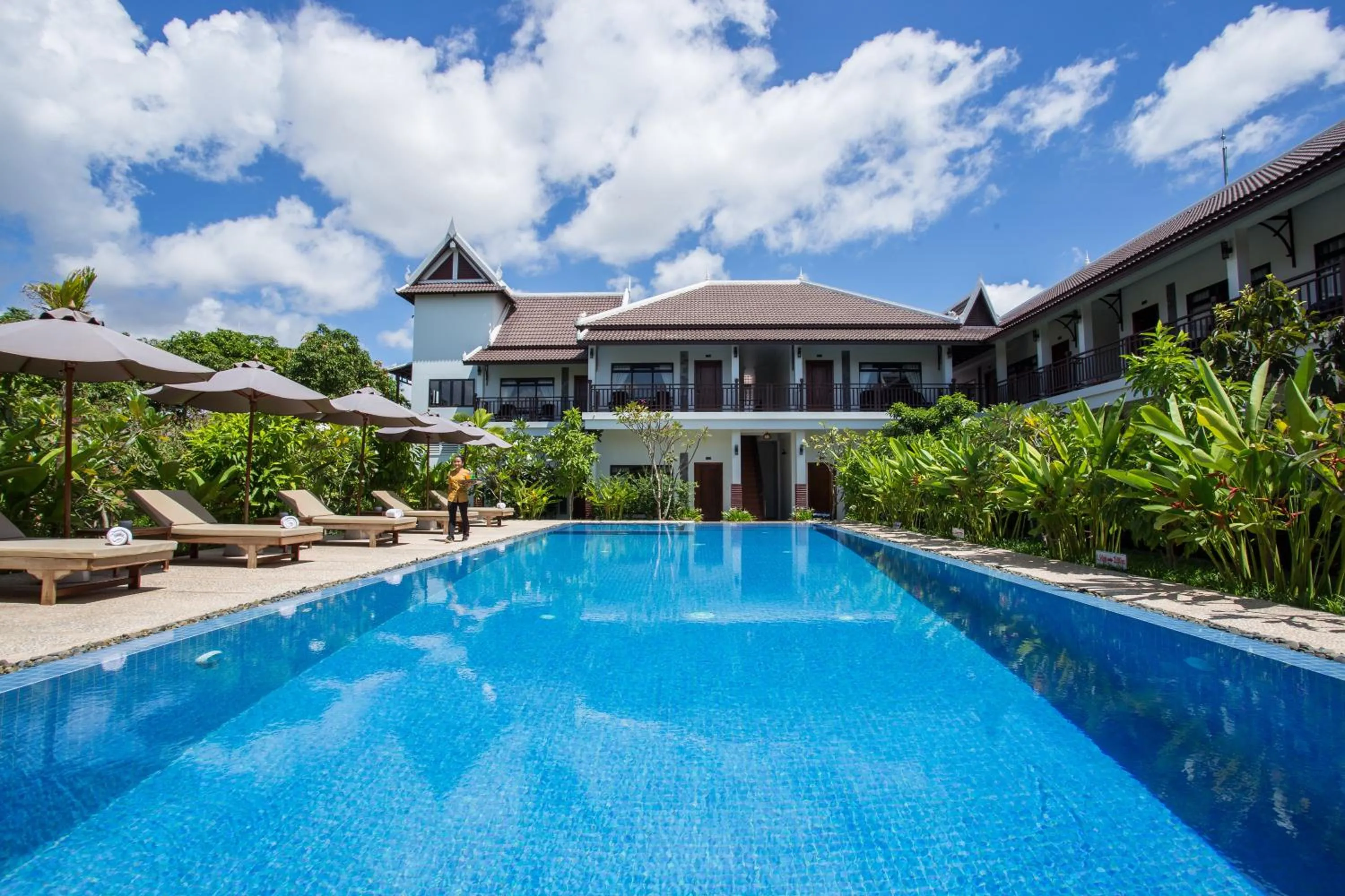 Swimming pool in Villa Phum Khnar