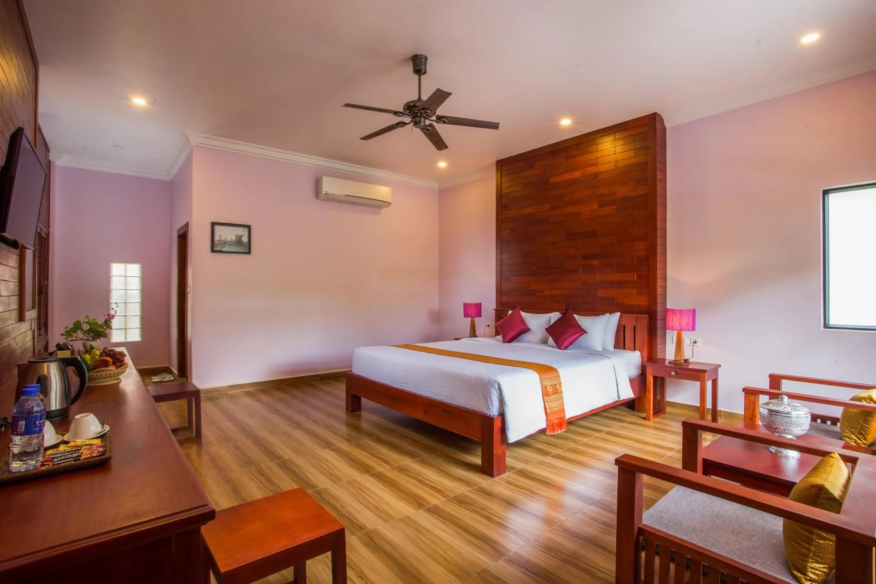 Bed in Villa Phum Khnar