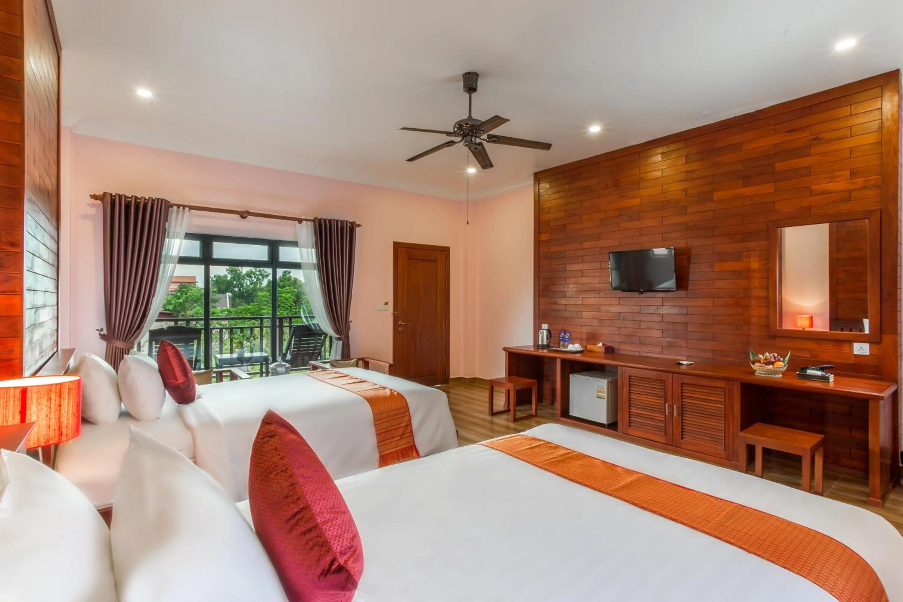 Bedroom, Bed in Villa Phum Khnar