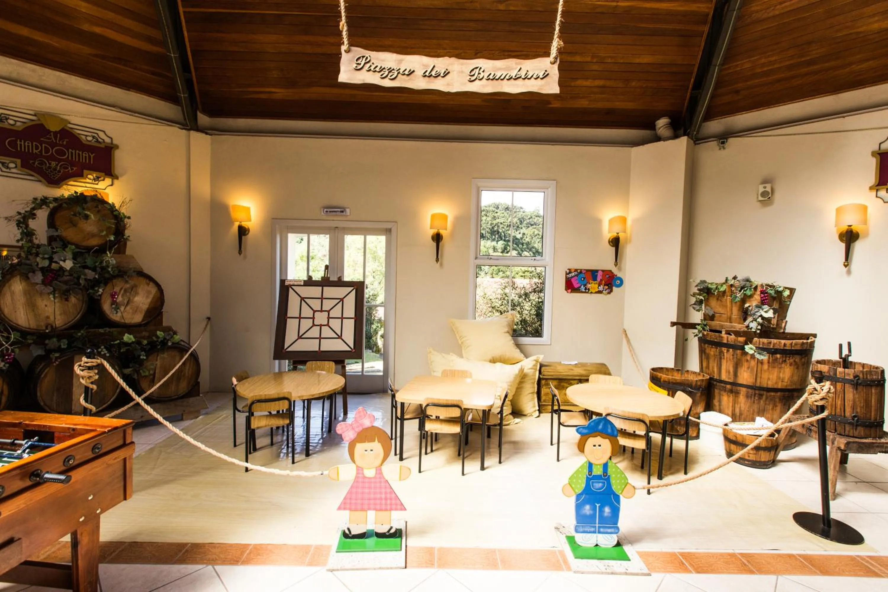 Game Room in Hotel Villa Michelon