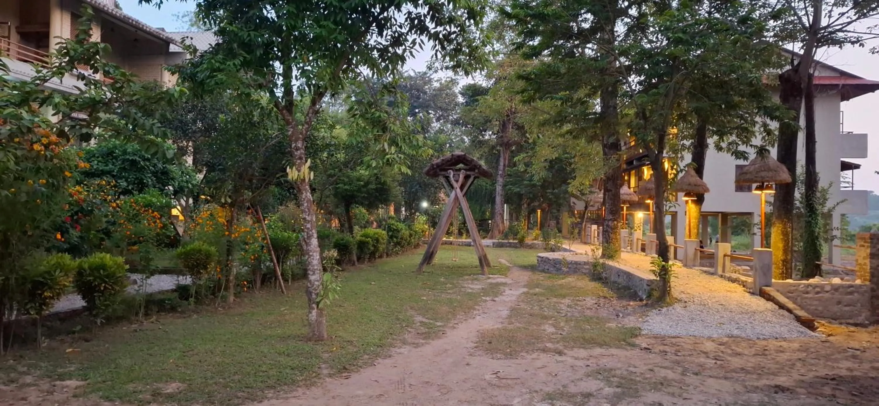 Garden view in River View Jungle Camp