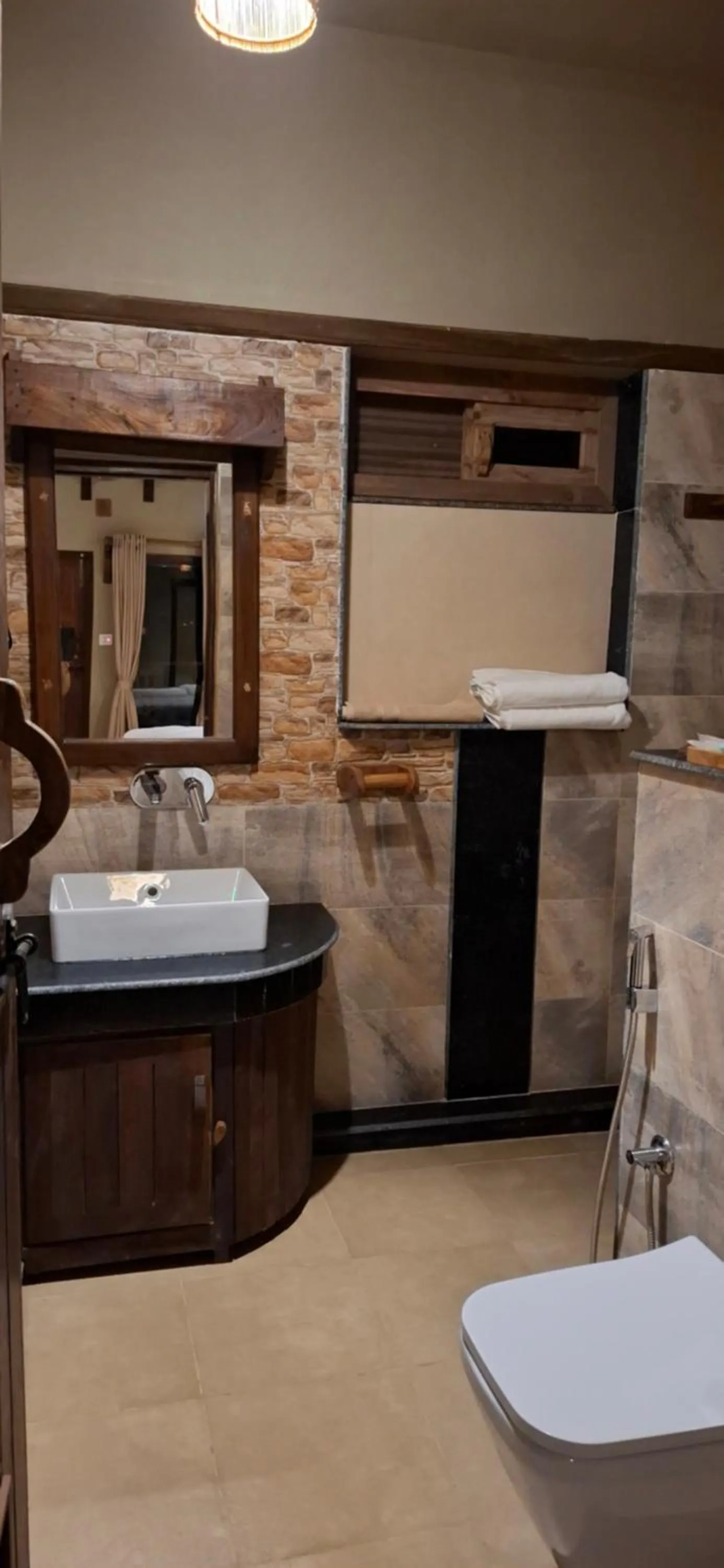 Bathroom in River View Jungle Camp