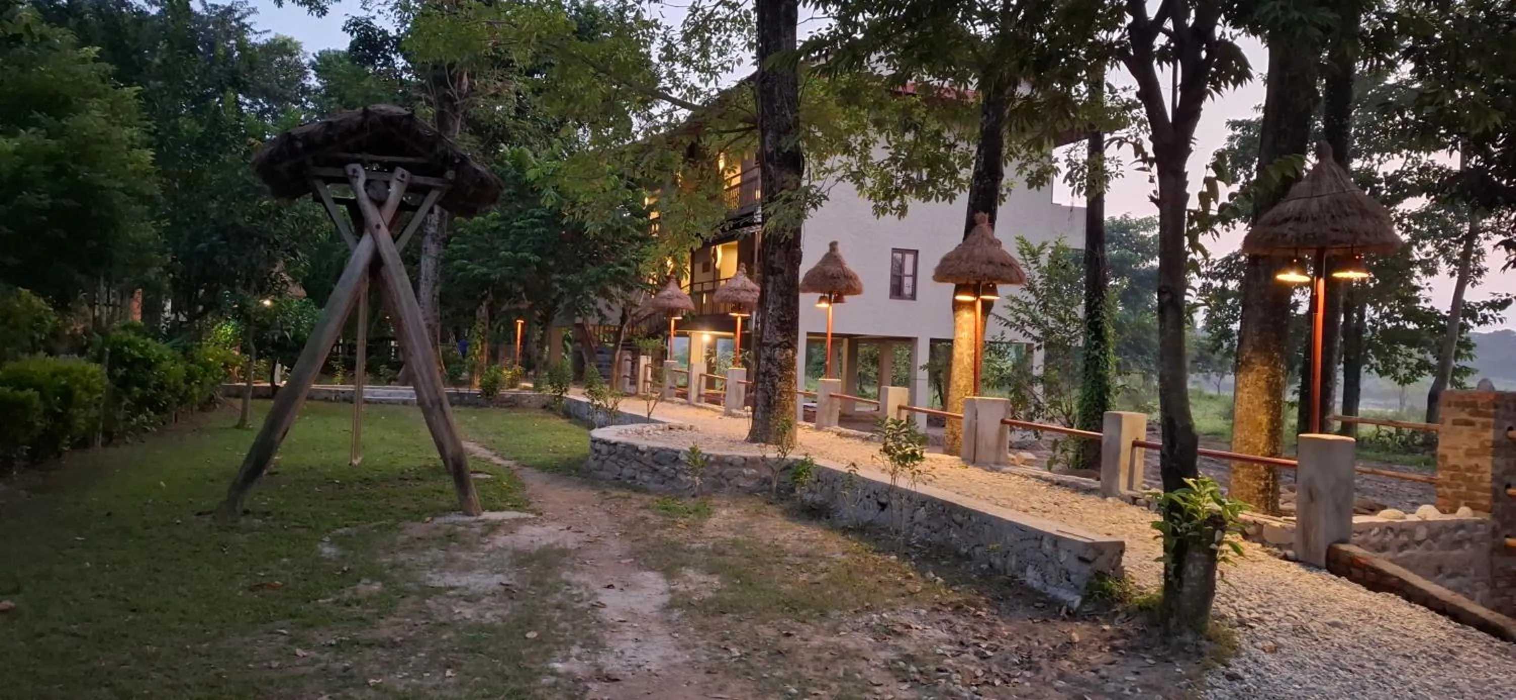 Property building in River View Jungle Camp