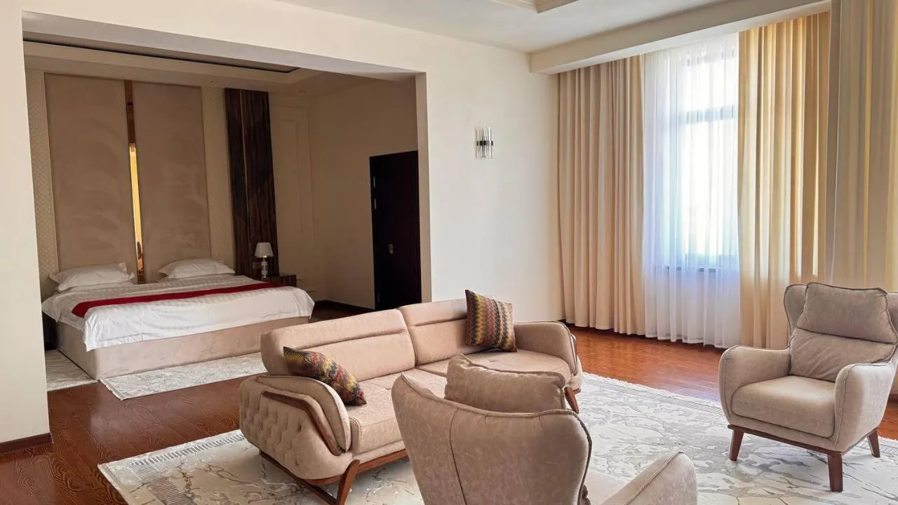 Bed in KANGURT Grand Hotel