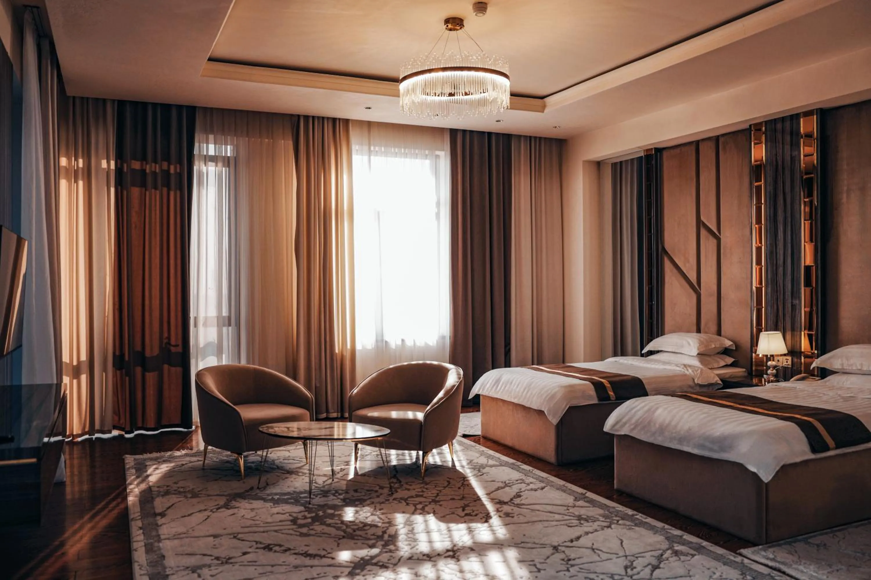 Bed in KANGURT Grand Hotel