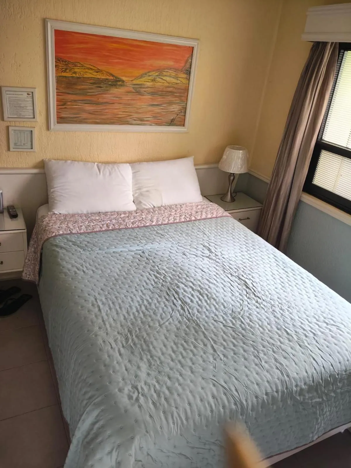 Bed in Hotel Cuellar