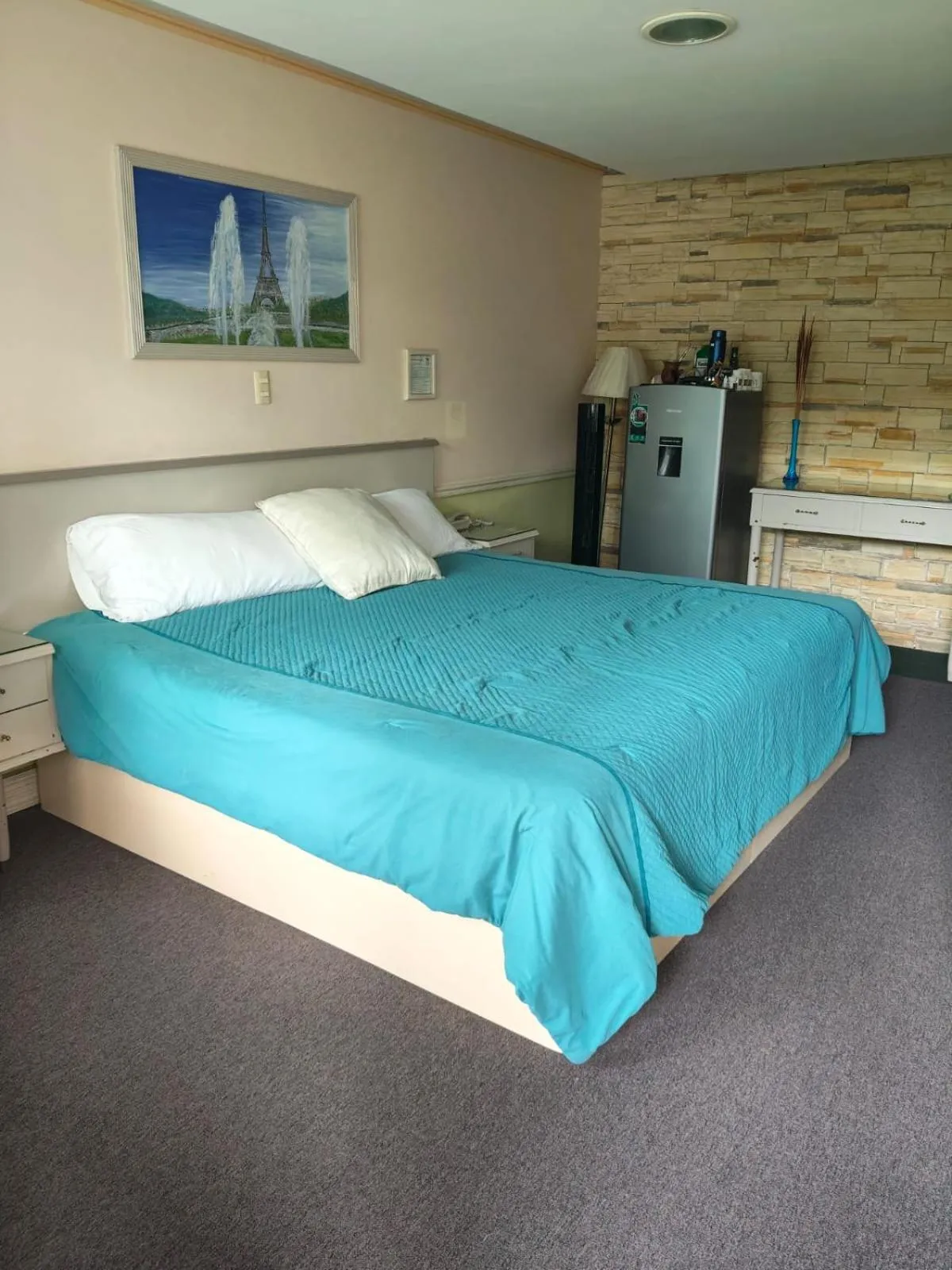 Bed in Hotel Cuellar