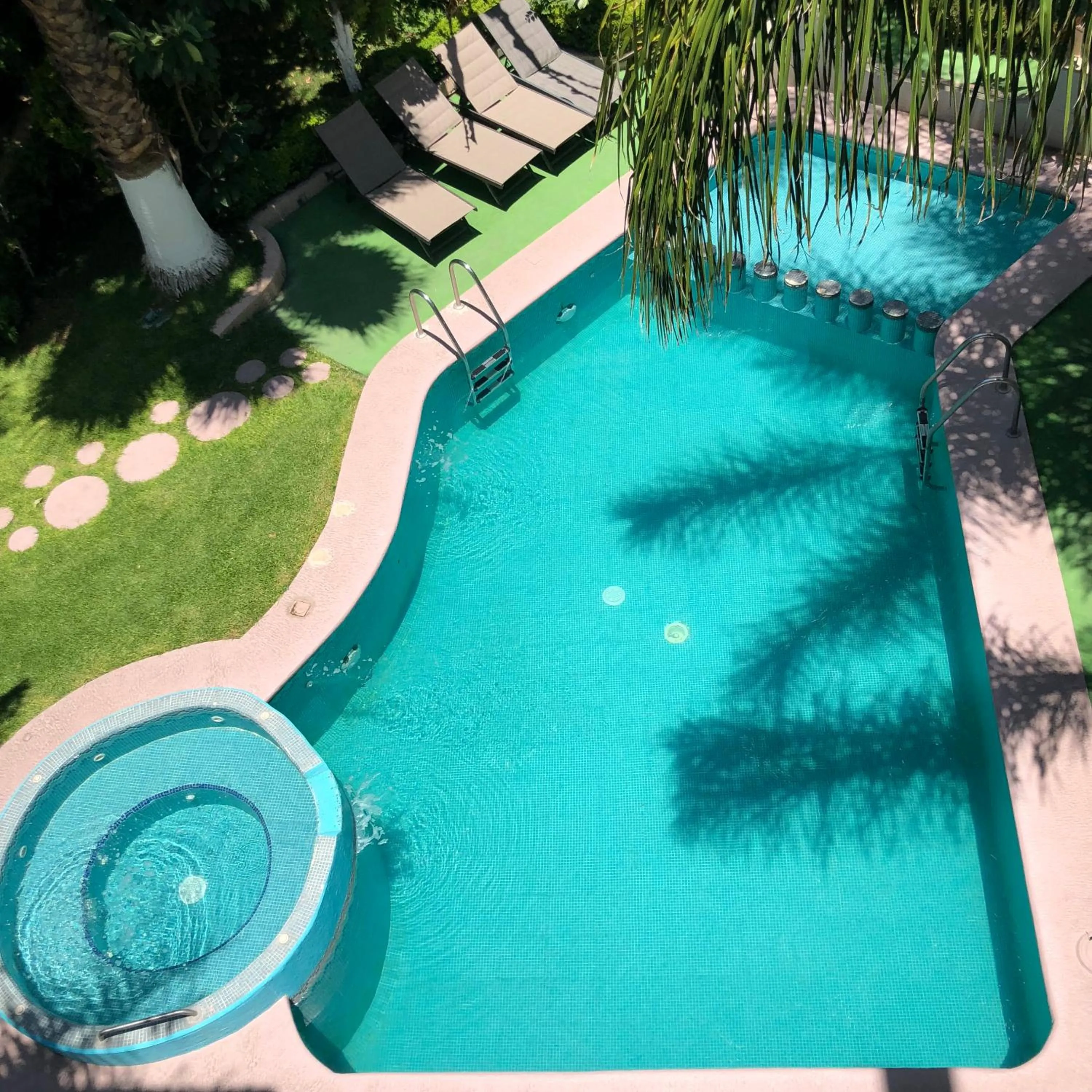 Bird's eye view in Hotel Cuellar