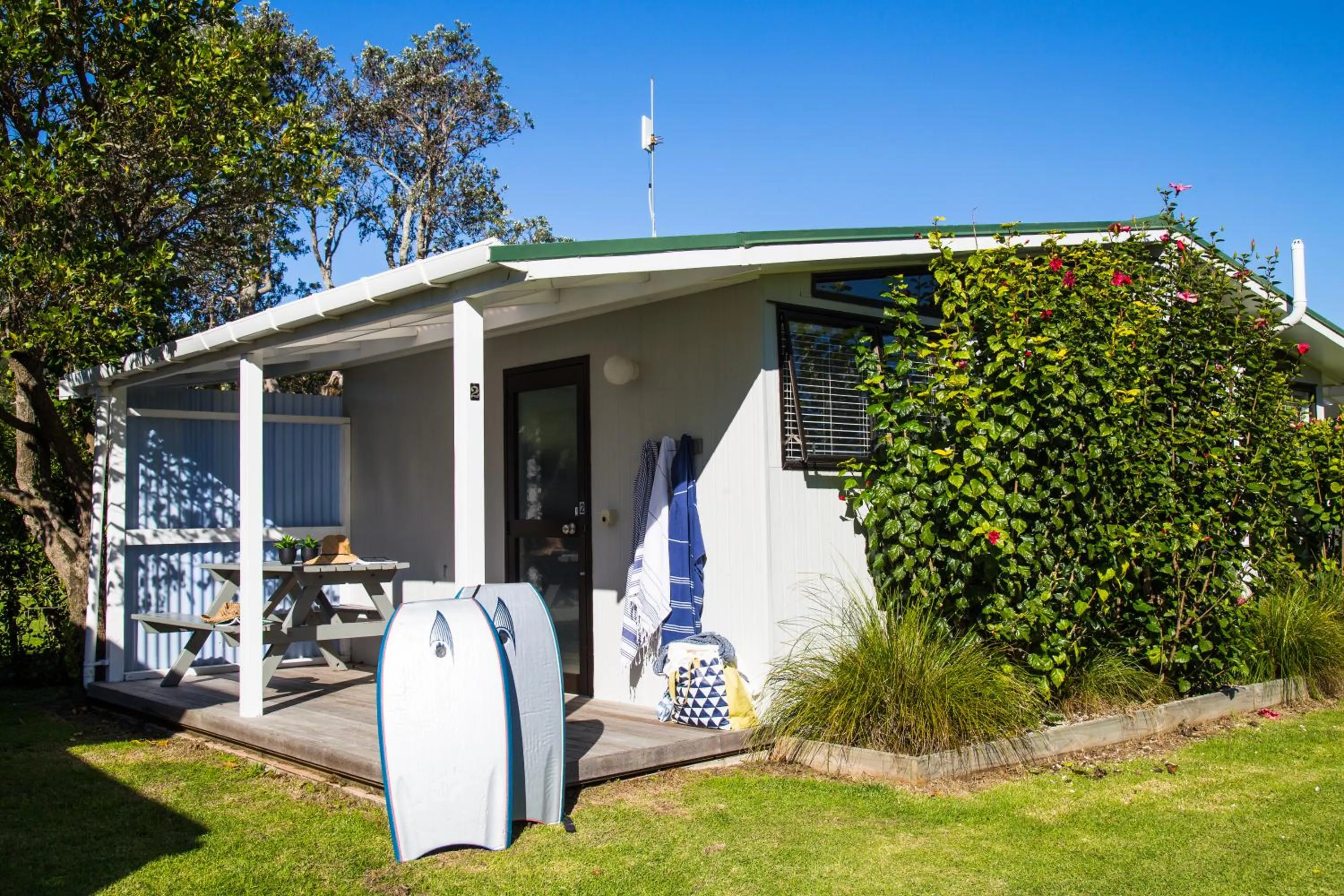 Patio in Hahei Beach Resort