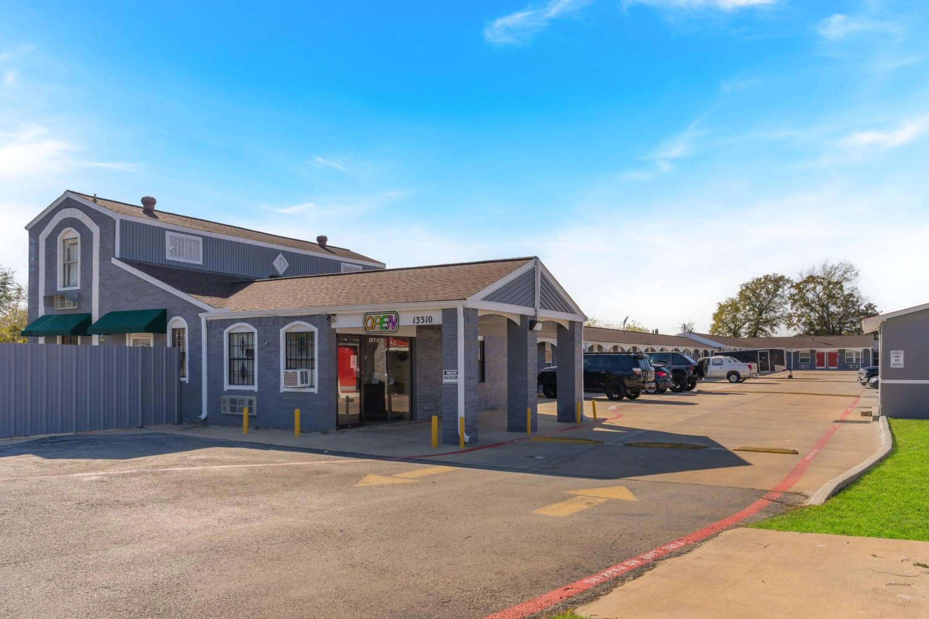 Property building in Golden Inn Dallas by Hotel O