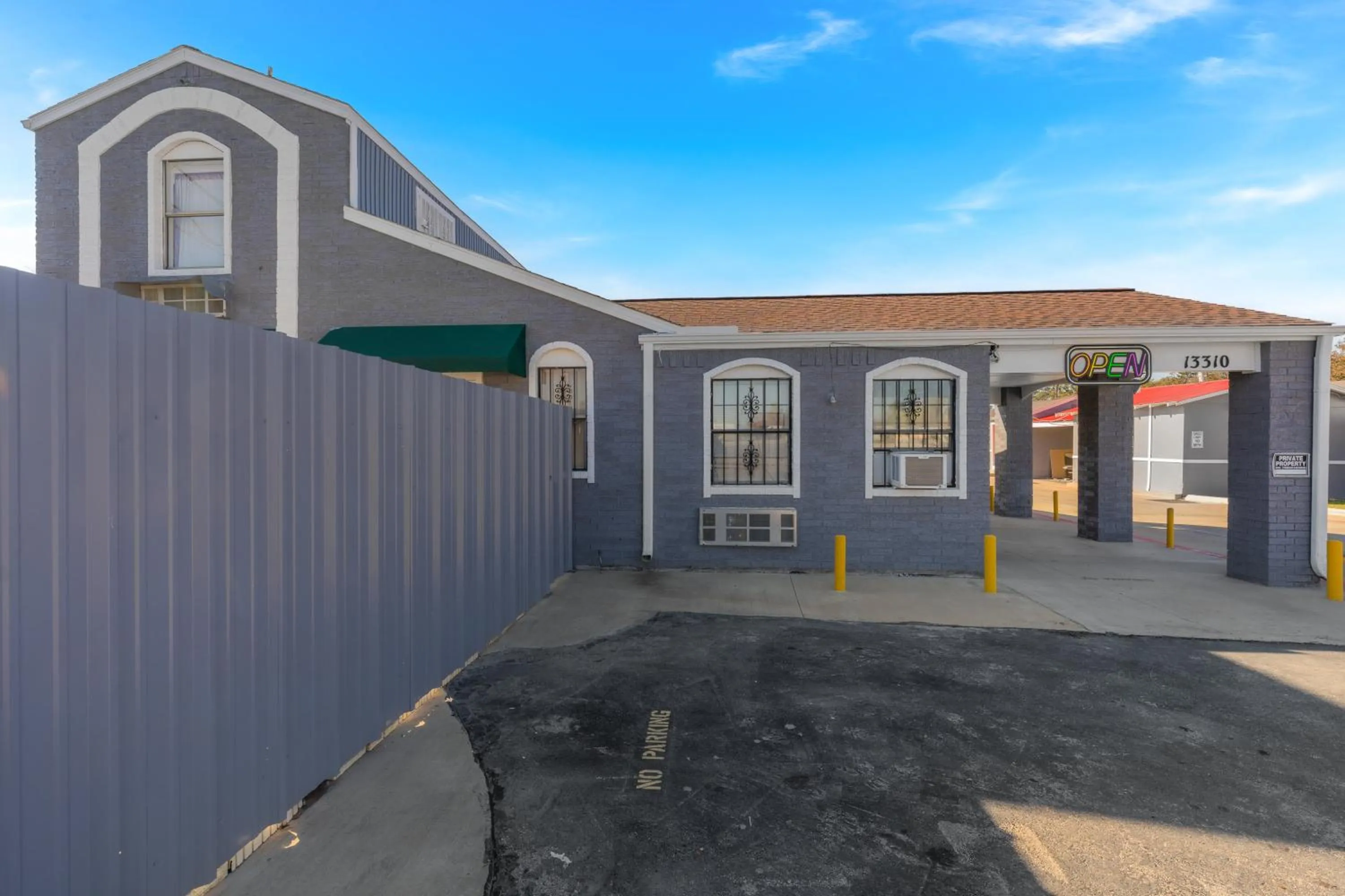 Property building in Golden Inn Dallas by Hotel O