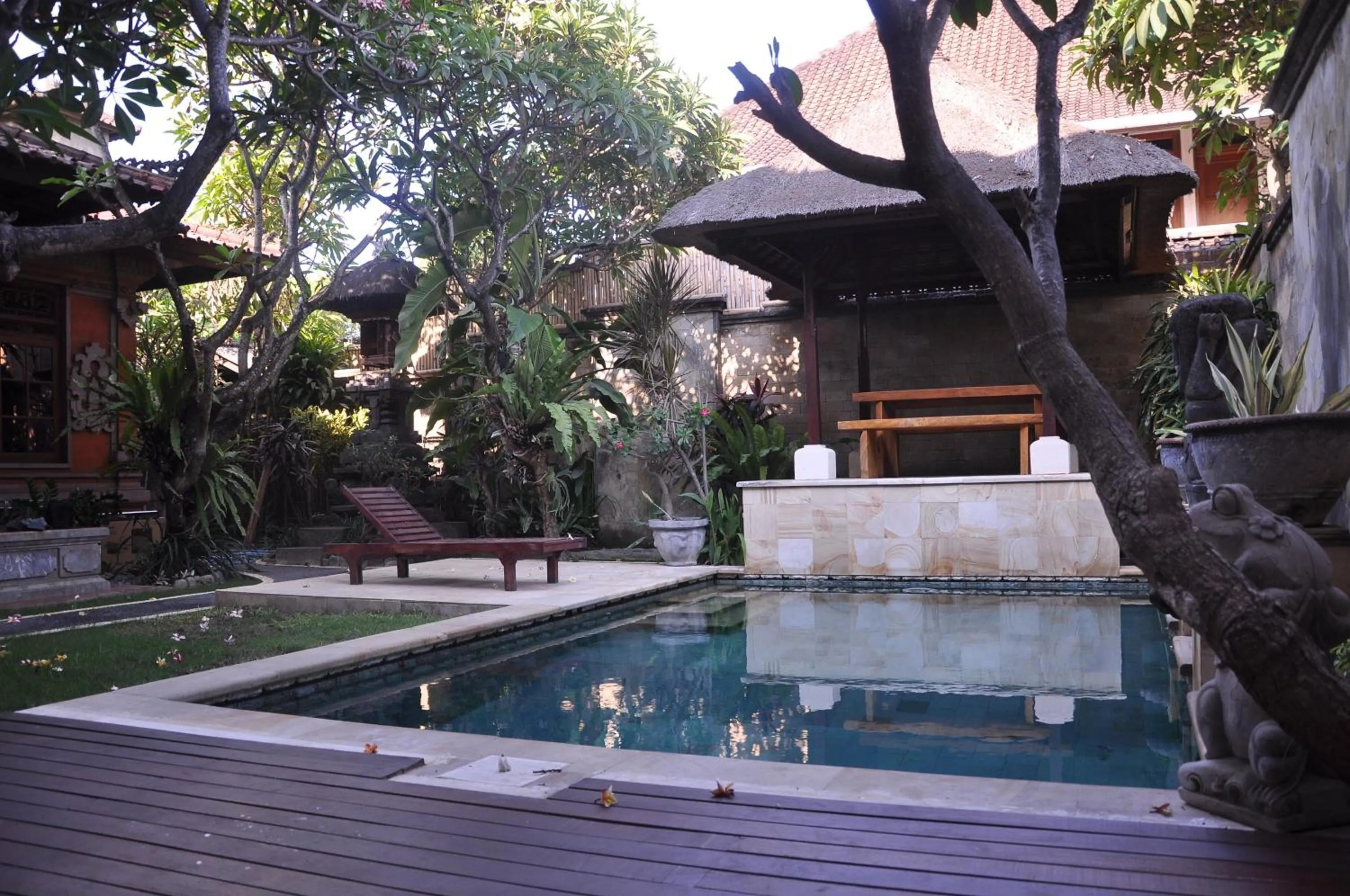 Pool view in Ngetis Home Stay