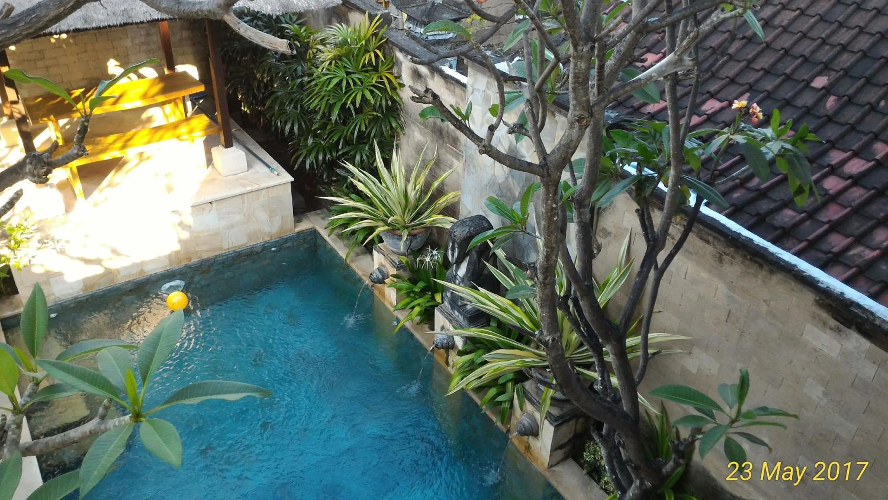 Swimming pool in Ngetis Home Stay