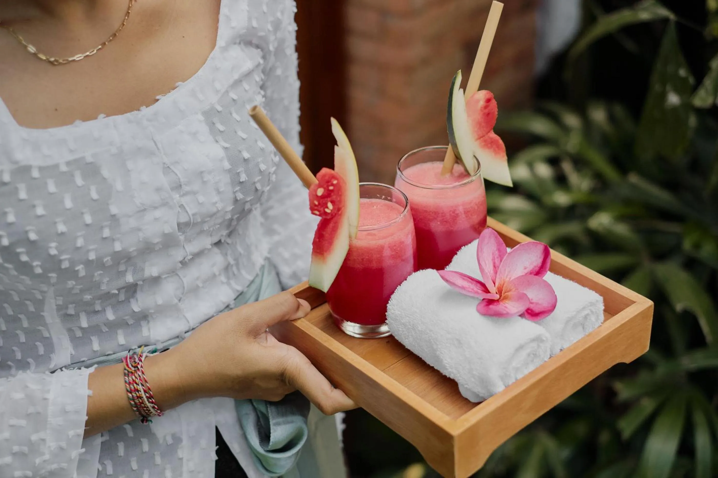 Drinks in The Ulon Ubud Villa