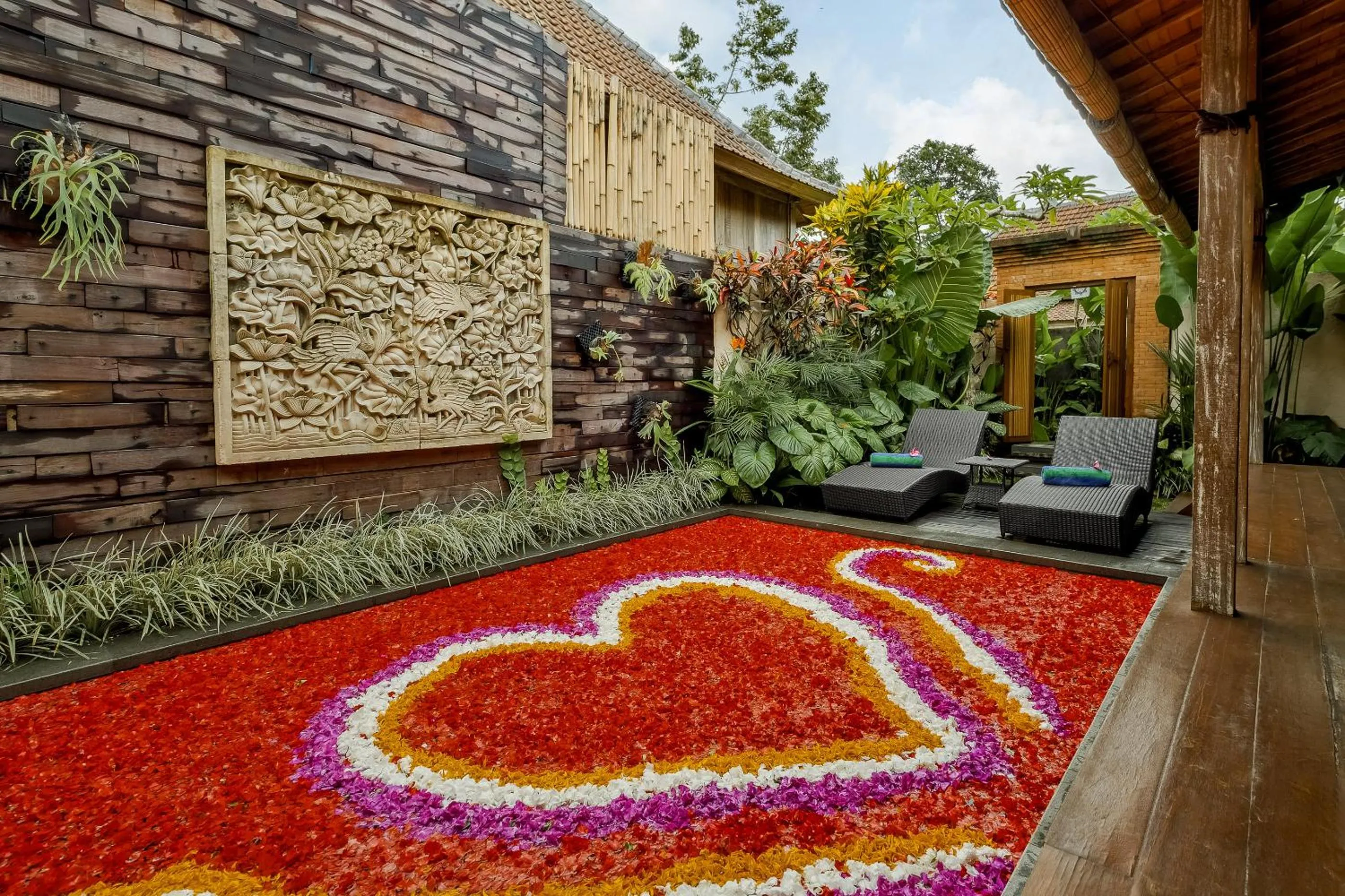 Garden view in The Ulon Ubud Villa