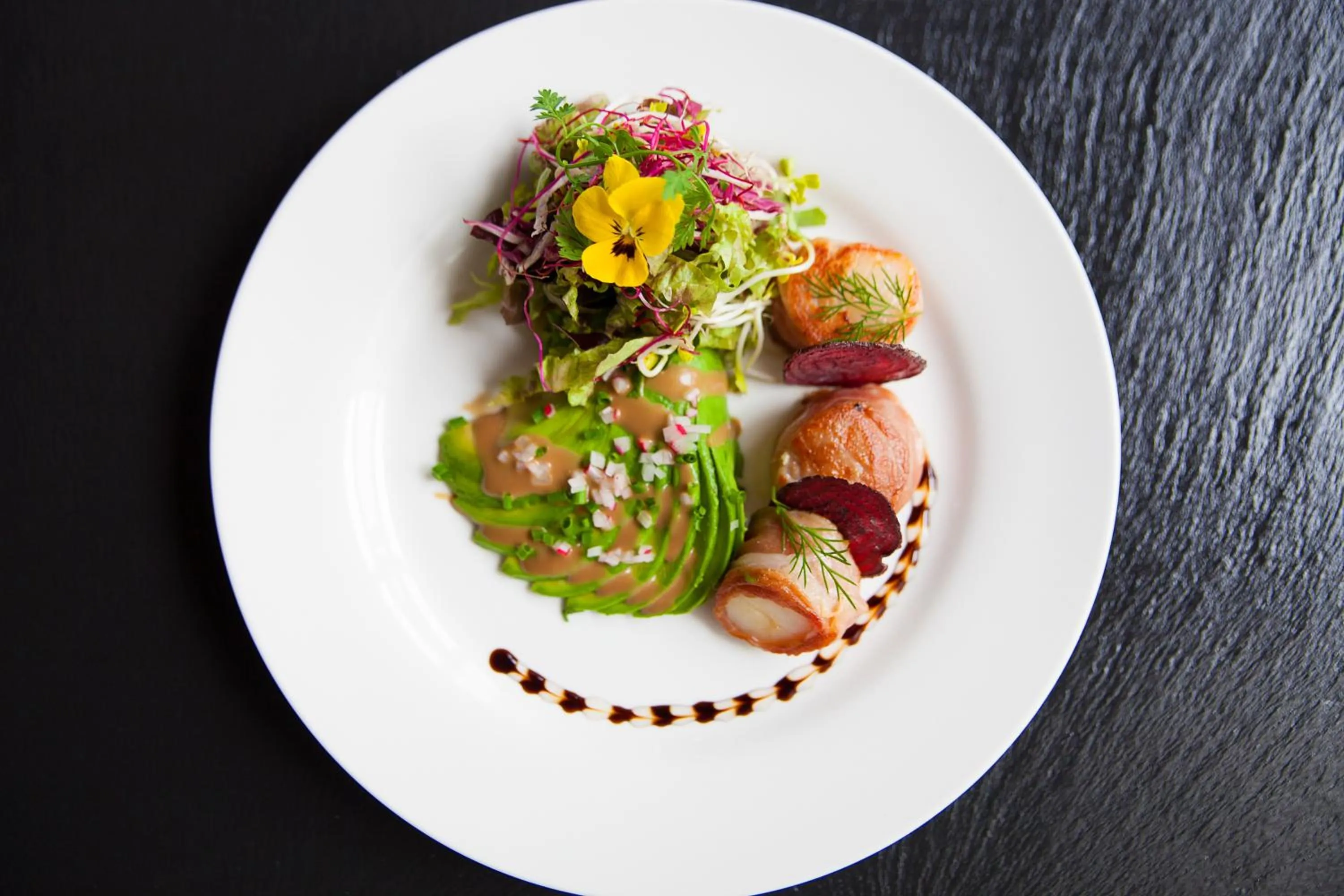 Food close-up in Hotel der Lennhof