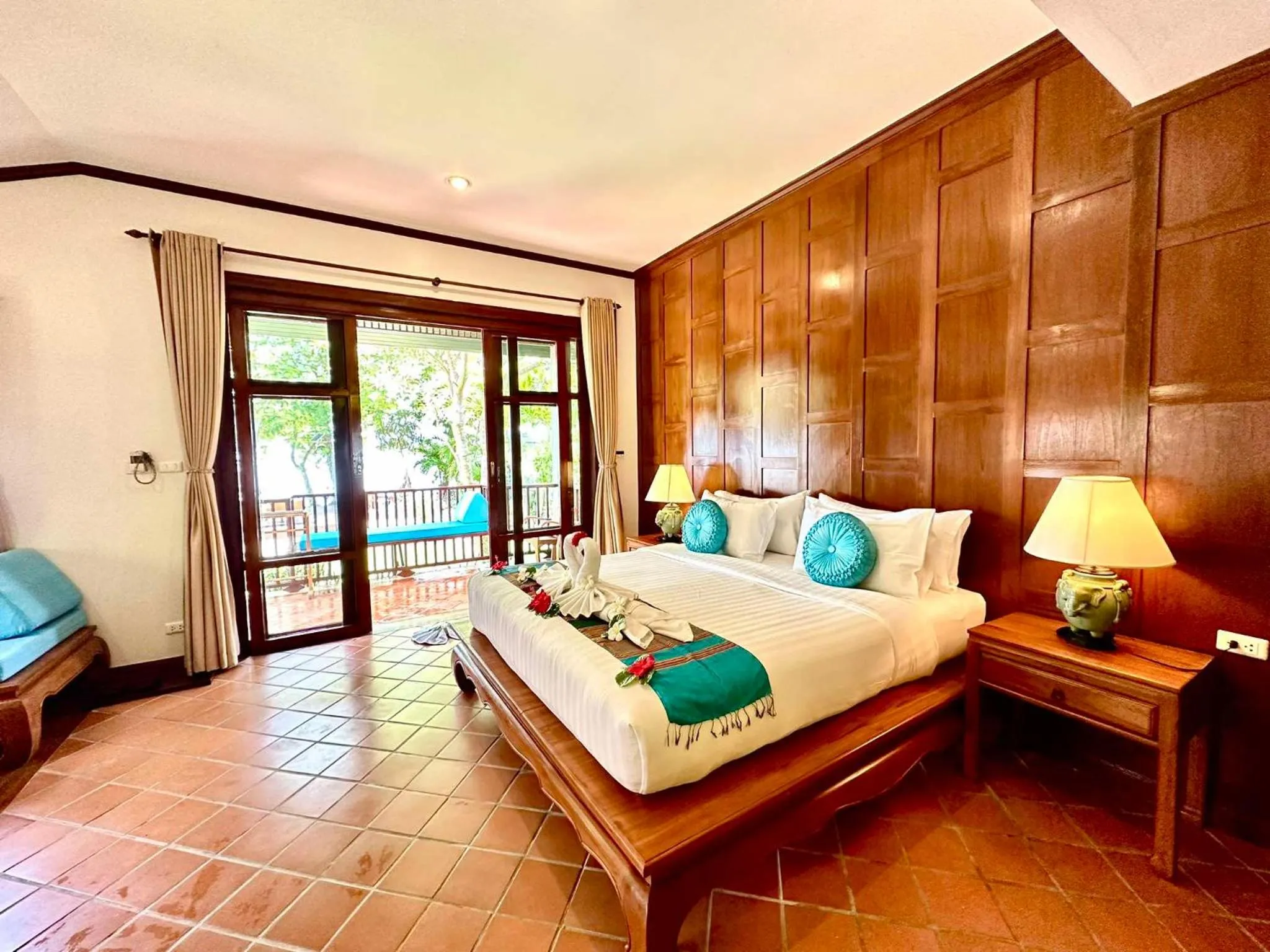 Bedroom, Bed in Baan Thai Lanta Resort