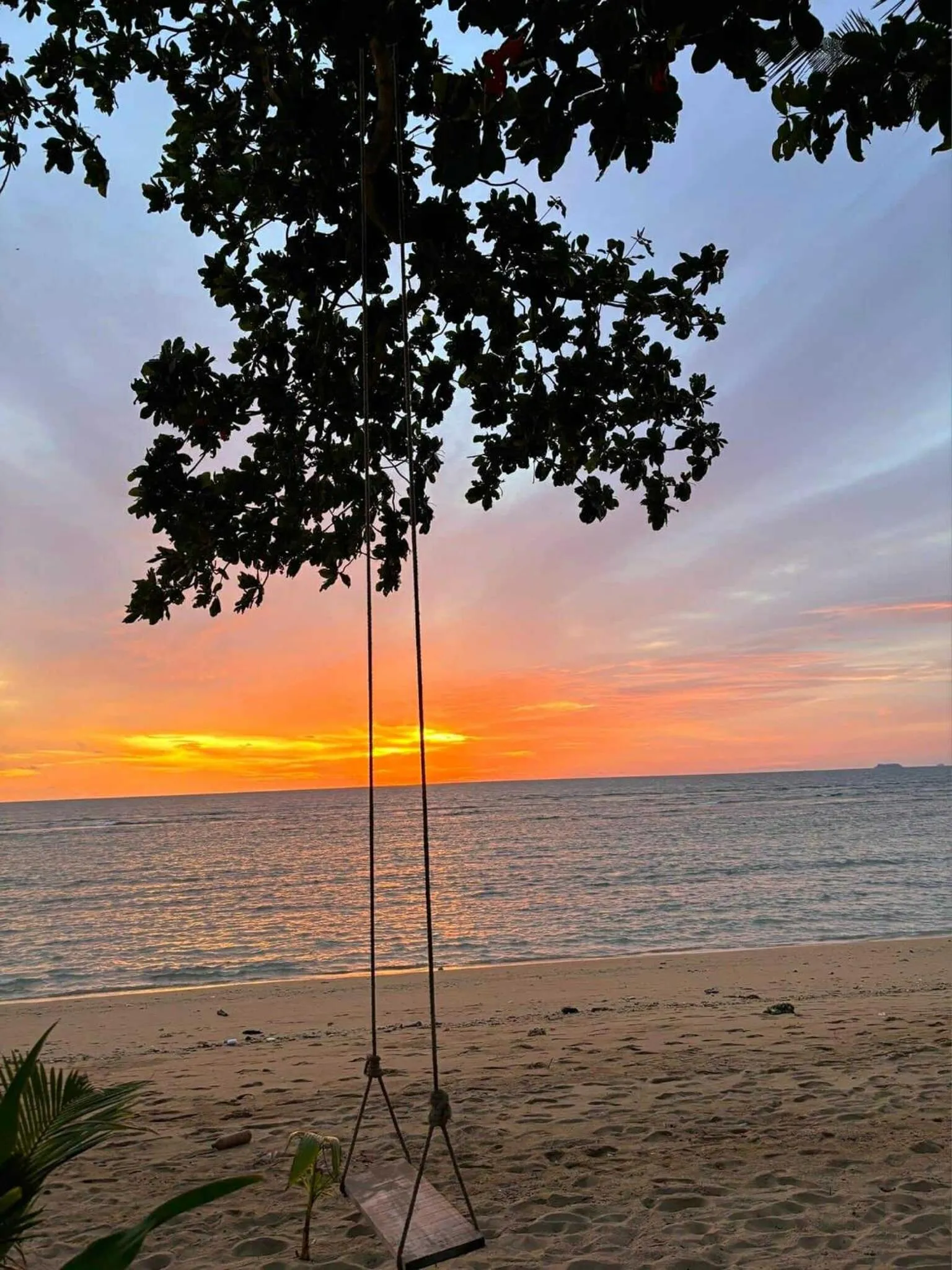 Sunset in Baan Thai Lanta Resort