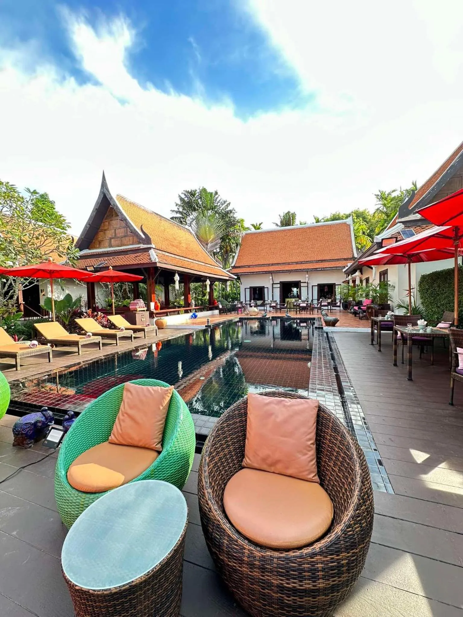 Pool view in Baan Thai Lanta Resort