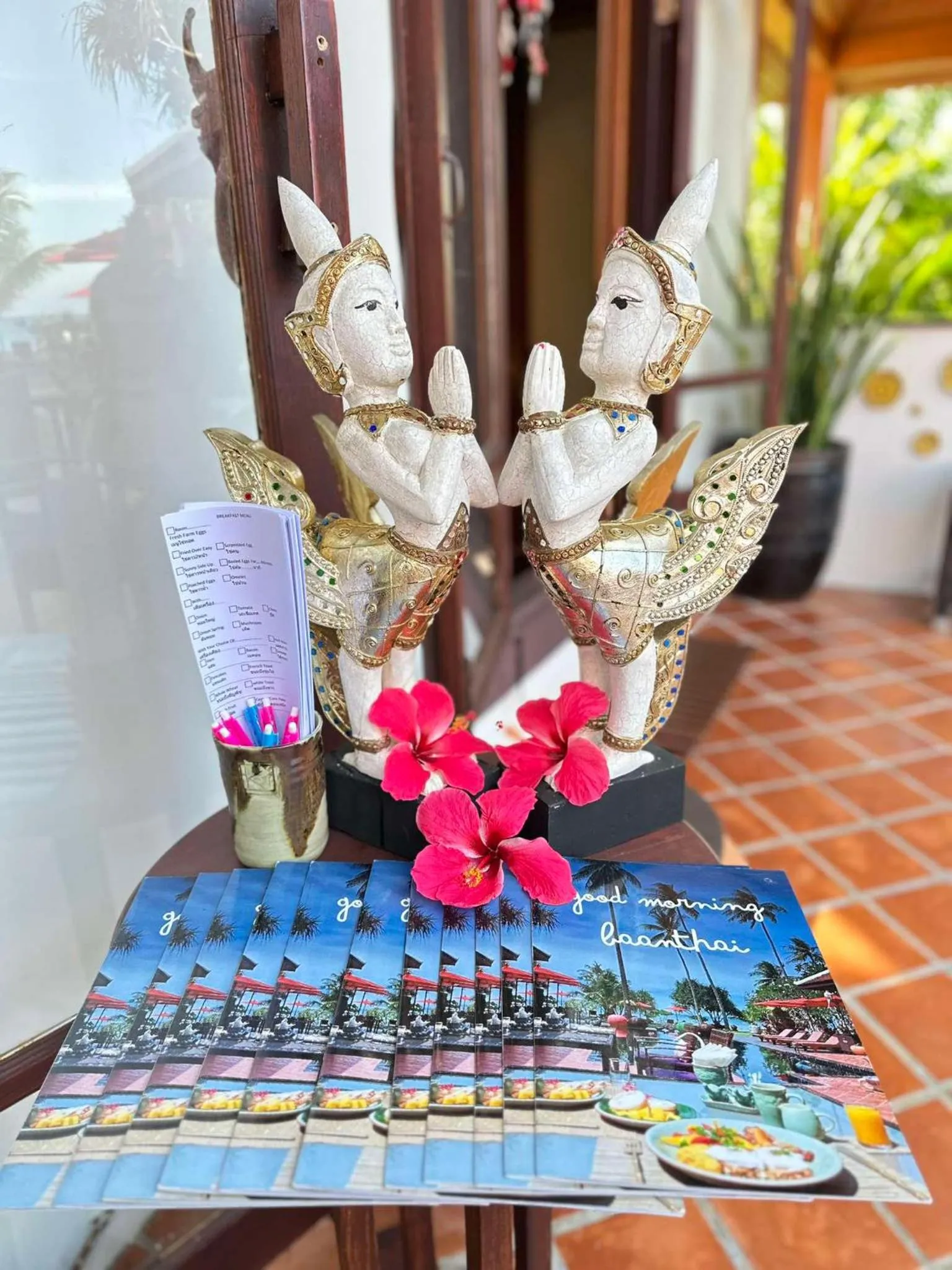 Decorative detail in Baan Thai Lanta Resort