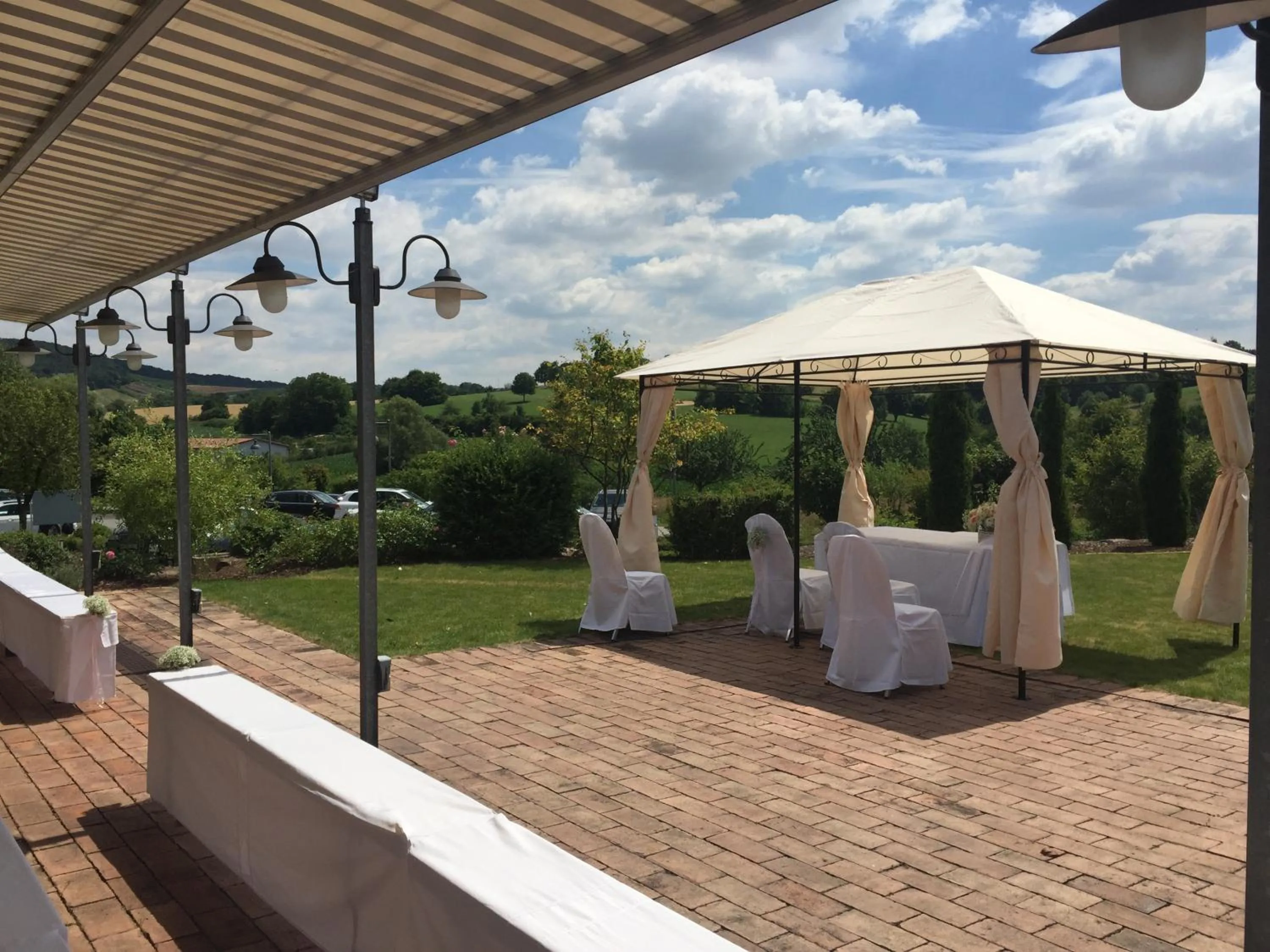 Garden view in Heitlinger Hof