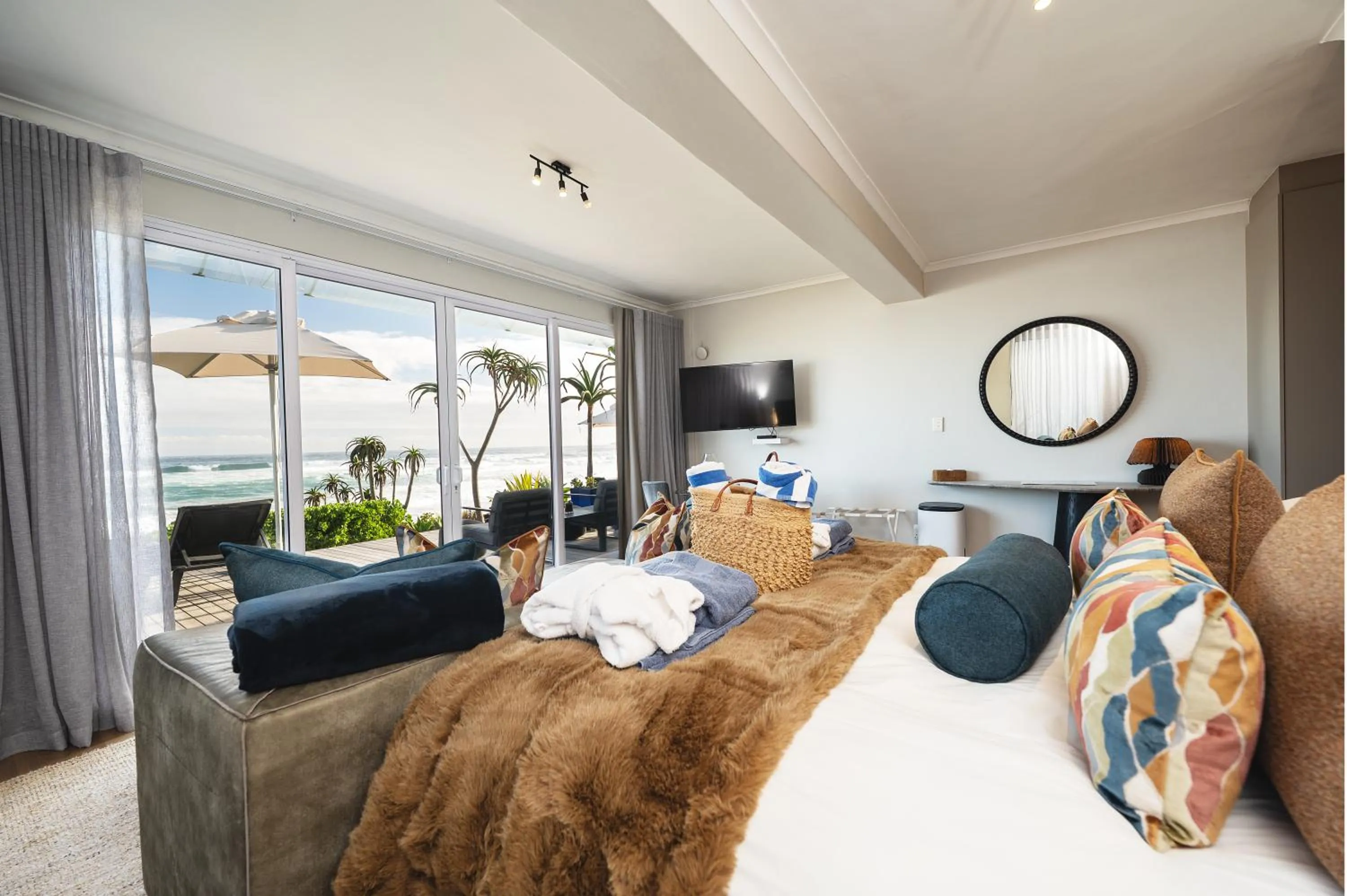 Bed in Beach Villa Wilderness