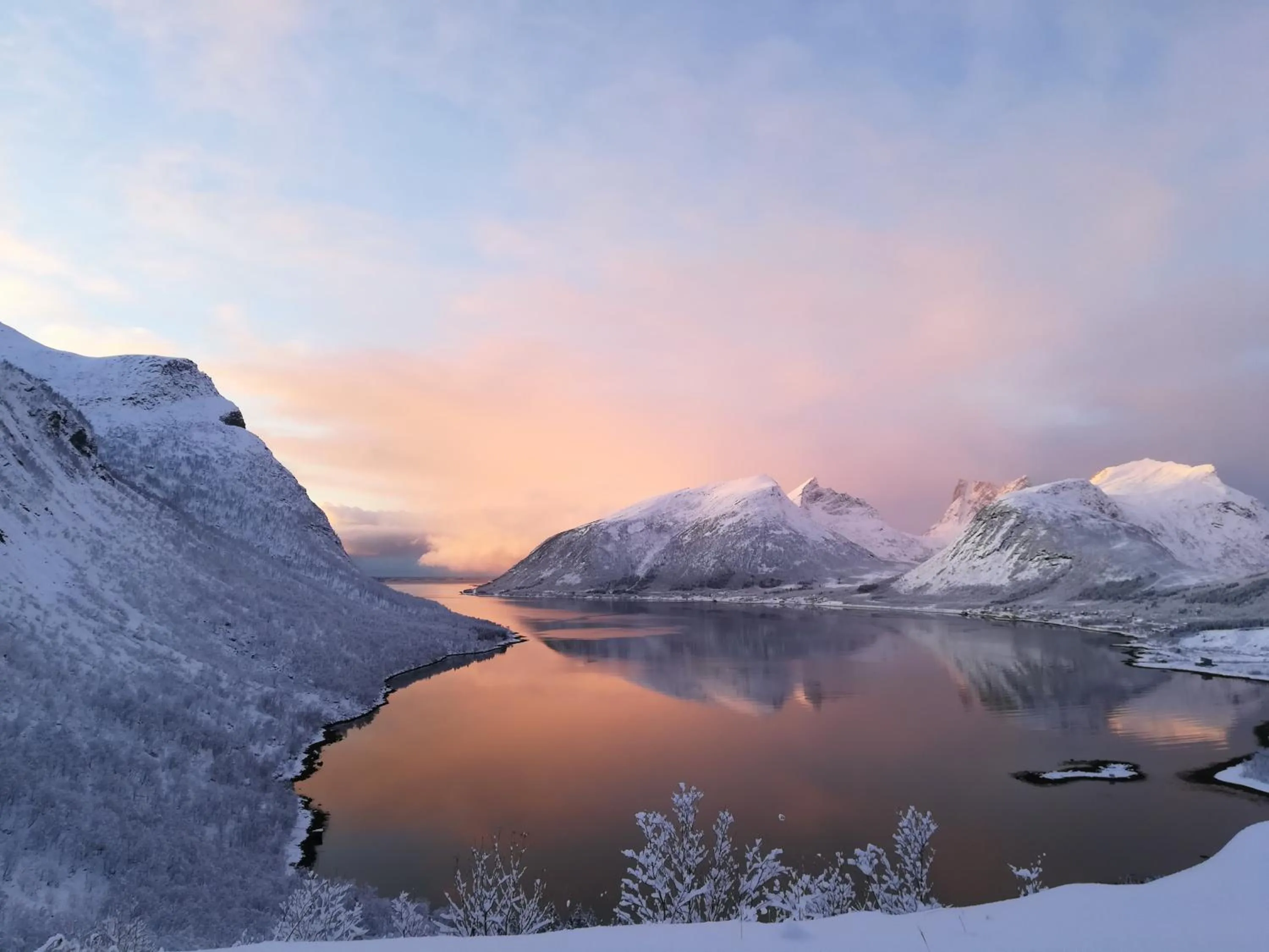 Natural landscape in Hamn i Senja