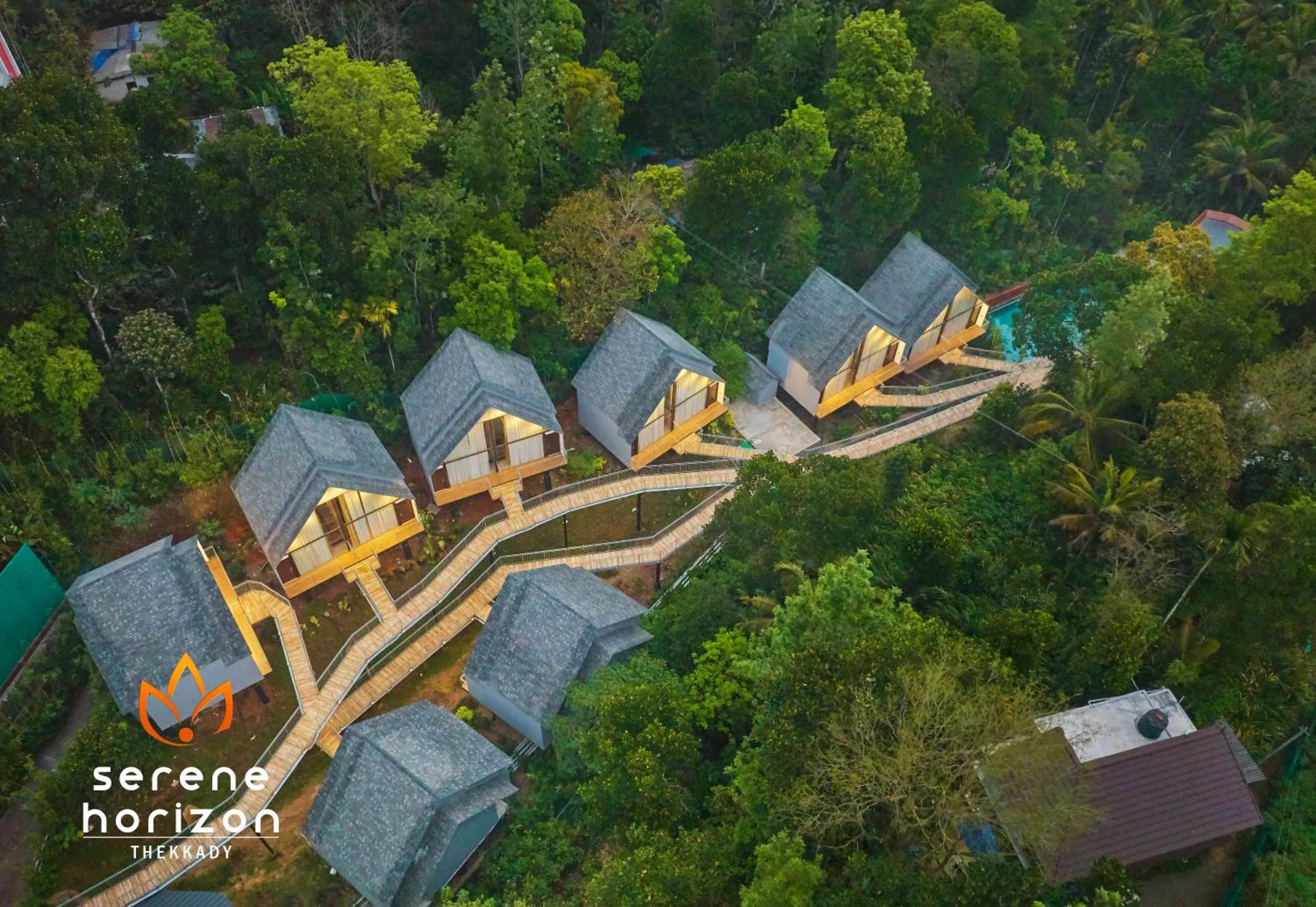 Bird's eye view in Serene Horizon