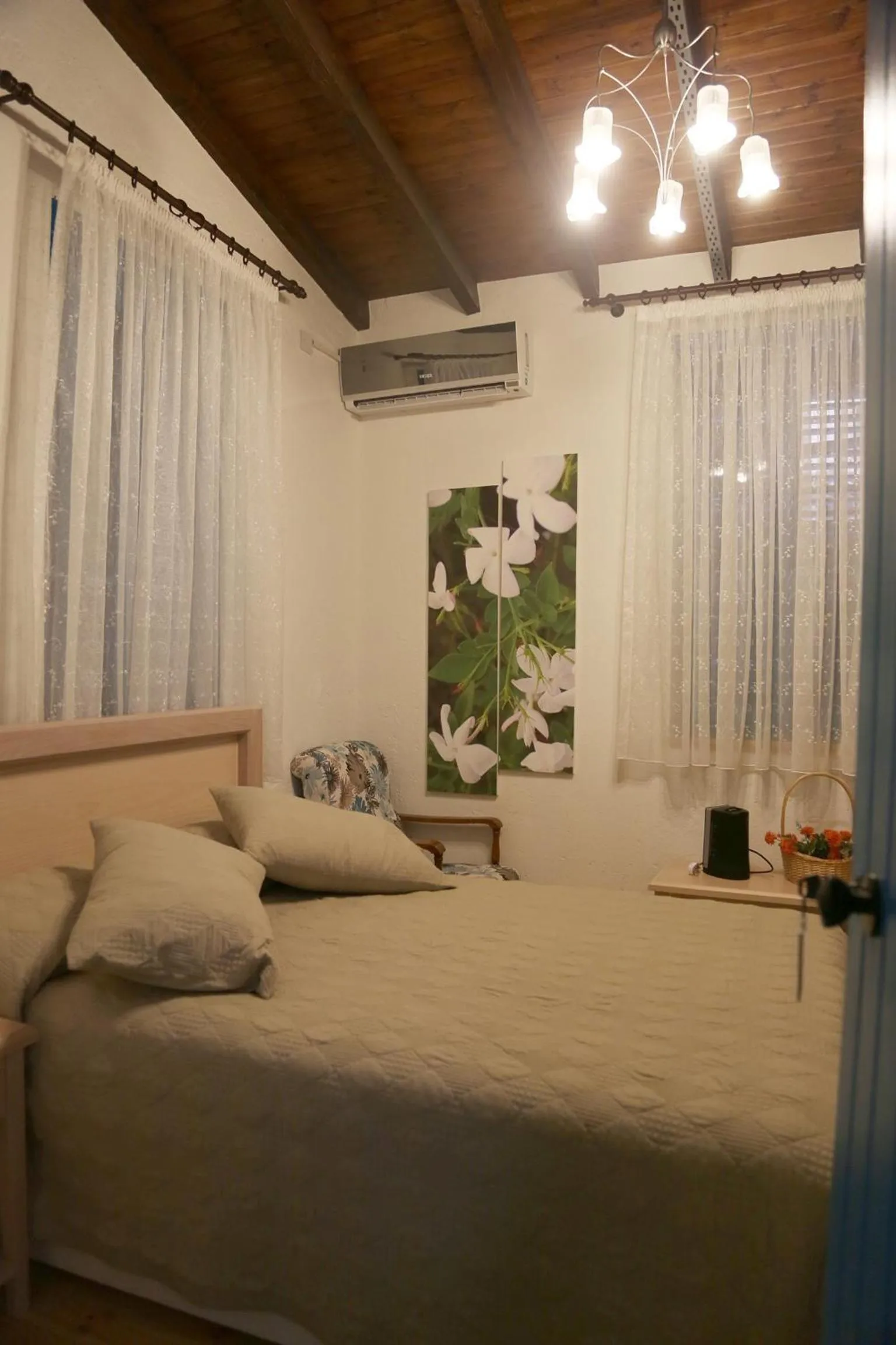 Decorative detail, Bed in Cypriot Swallow Boutique Hotel