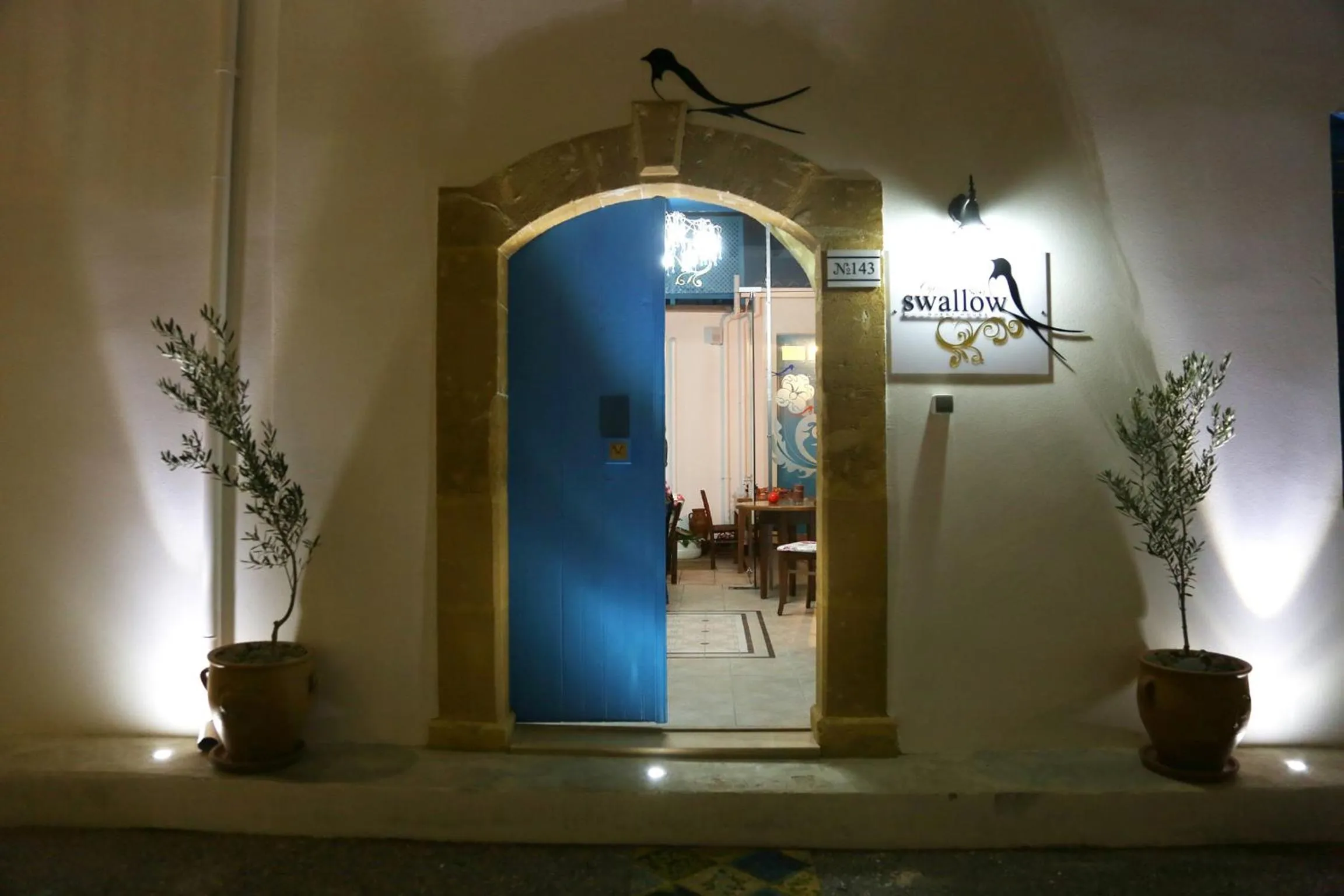 Decorative detail in Cypriot Swallow Boutique Hotel