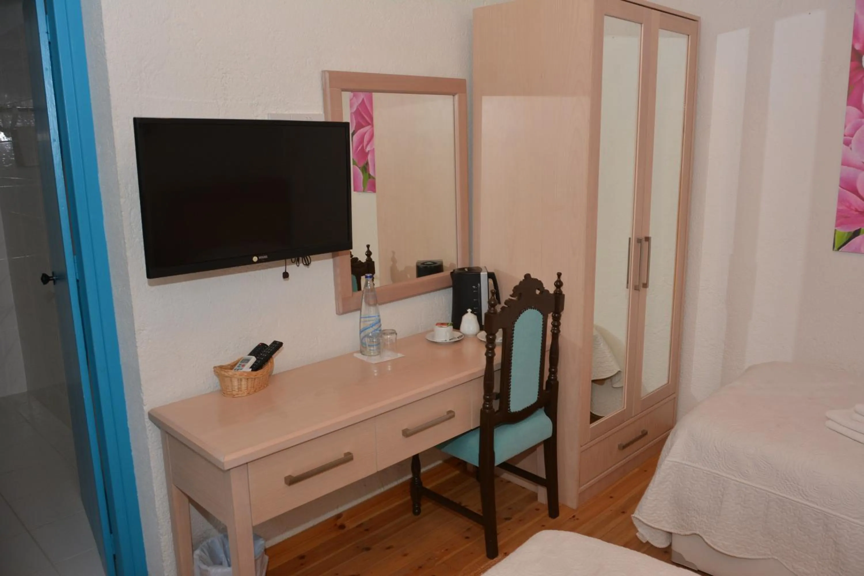 Decorative detail, Bed in Cypriot Swallow Boutique Hotel