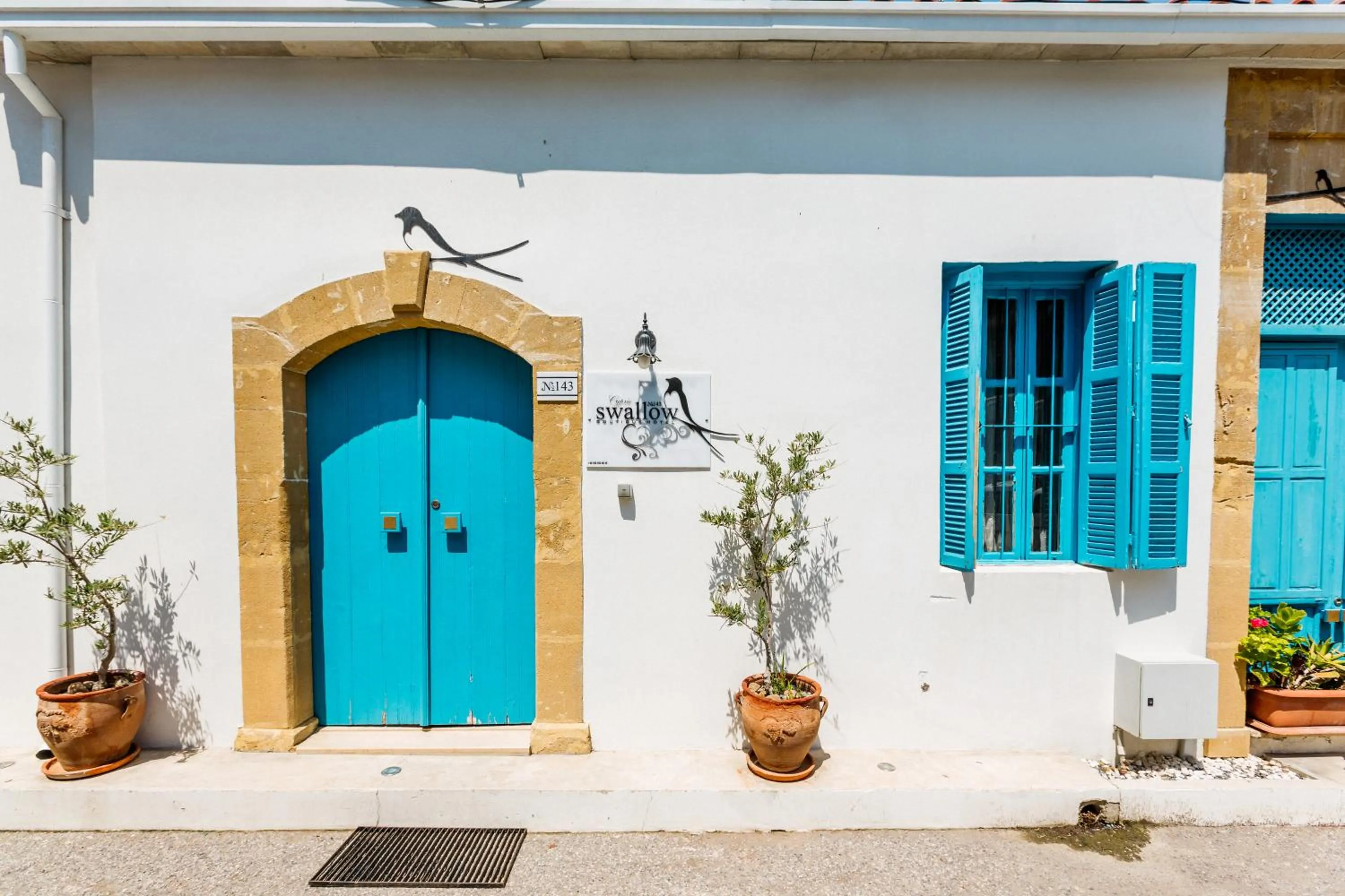 Facade/entrance in Cypriot Swallow Boutique Hotel