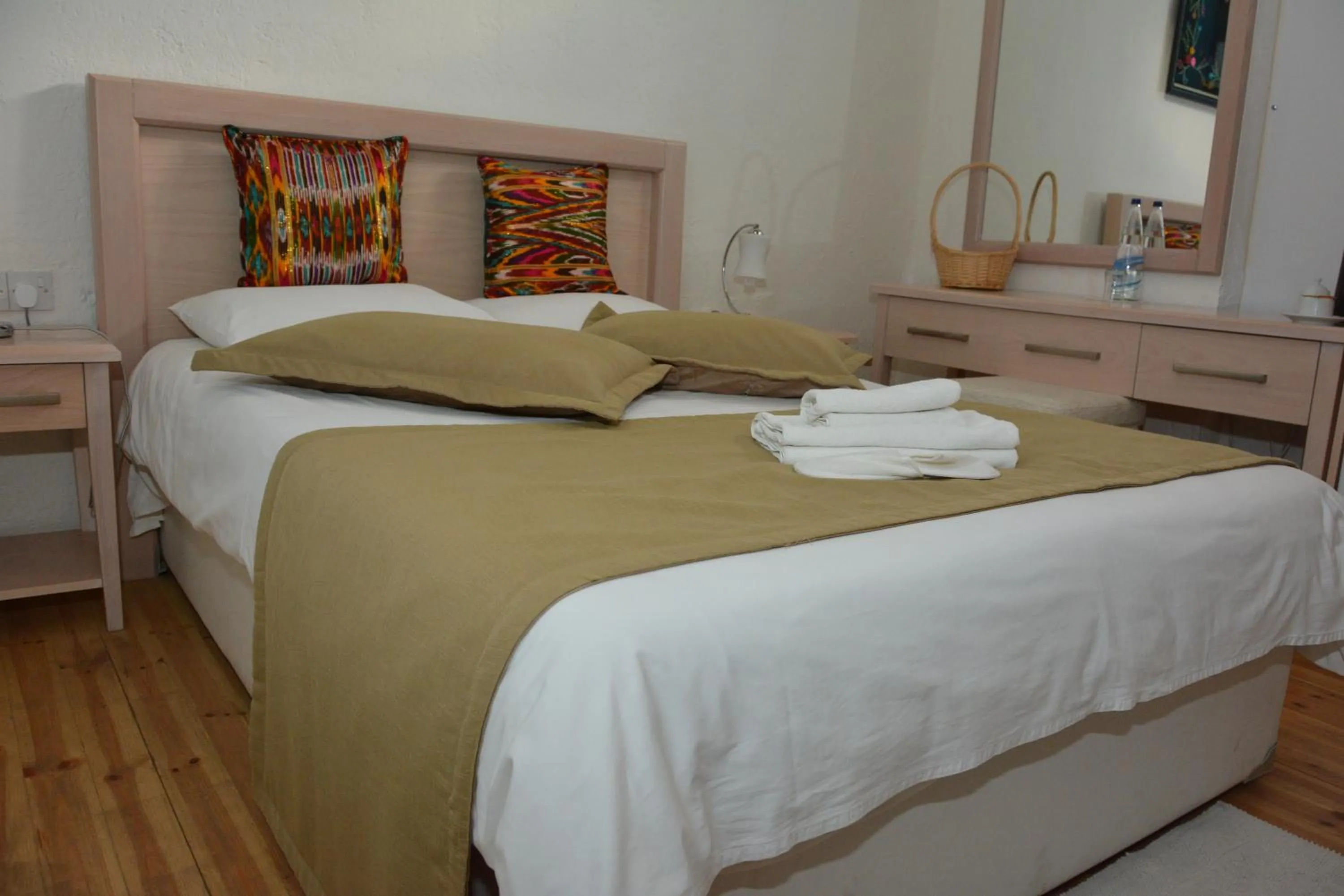 Bed in Cypriot Swallow Boutique Hotel