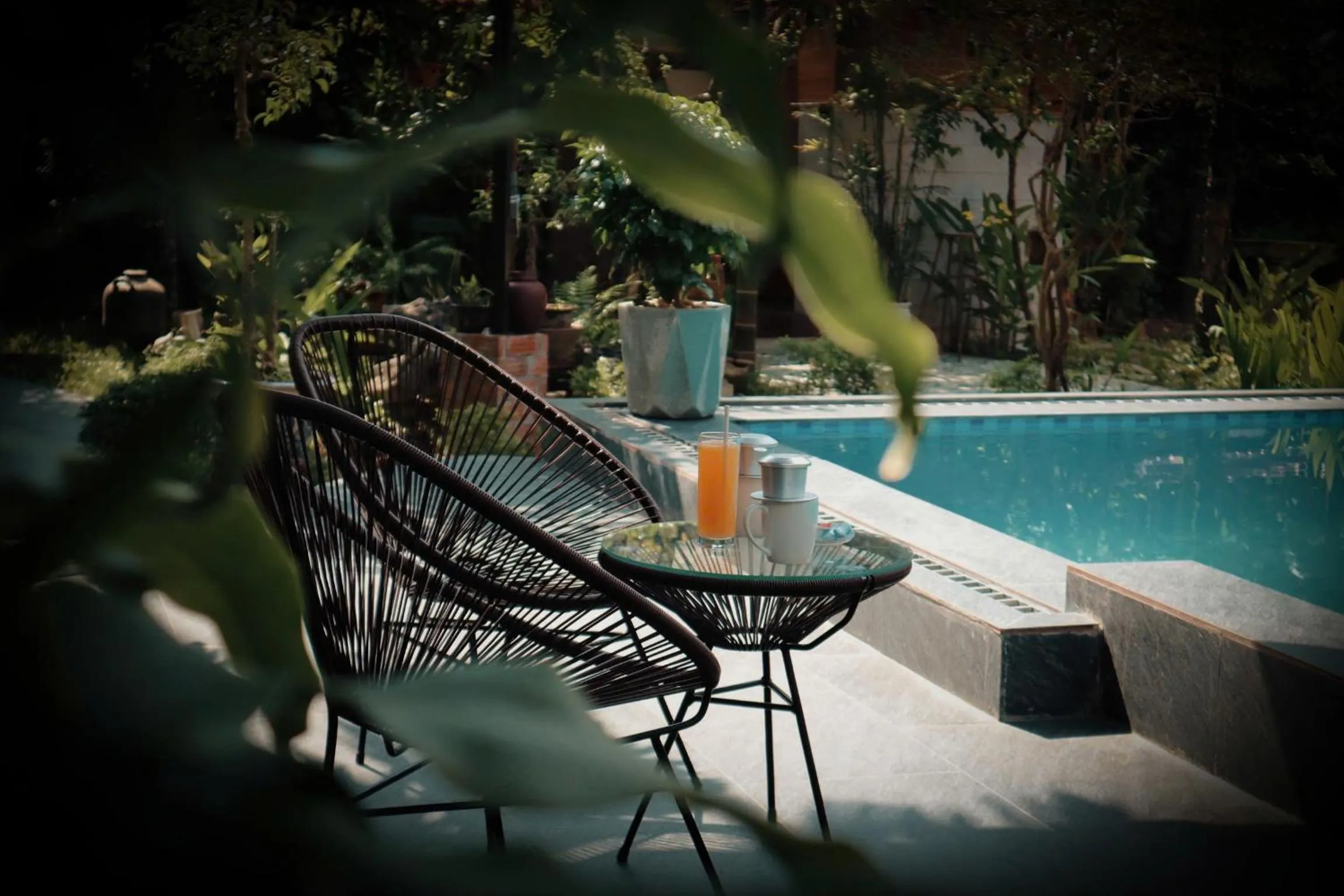 Pool view in An Phu Homestay