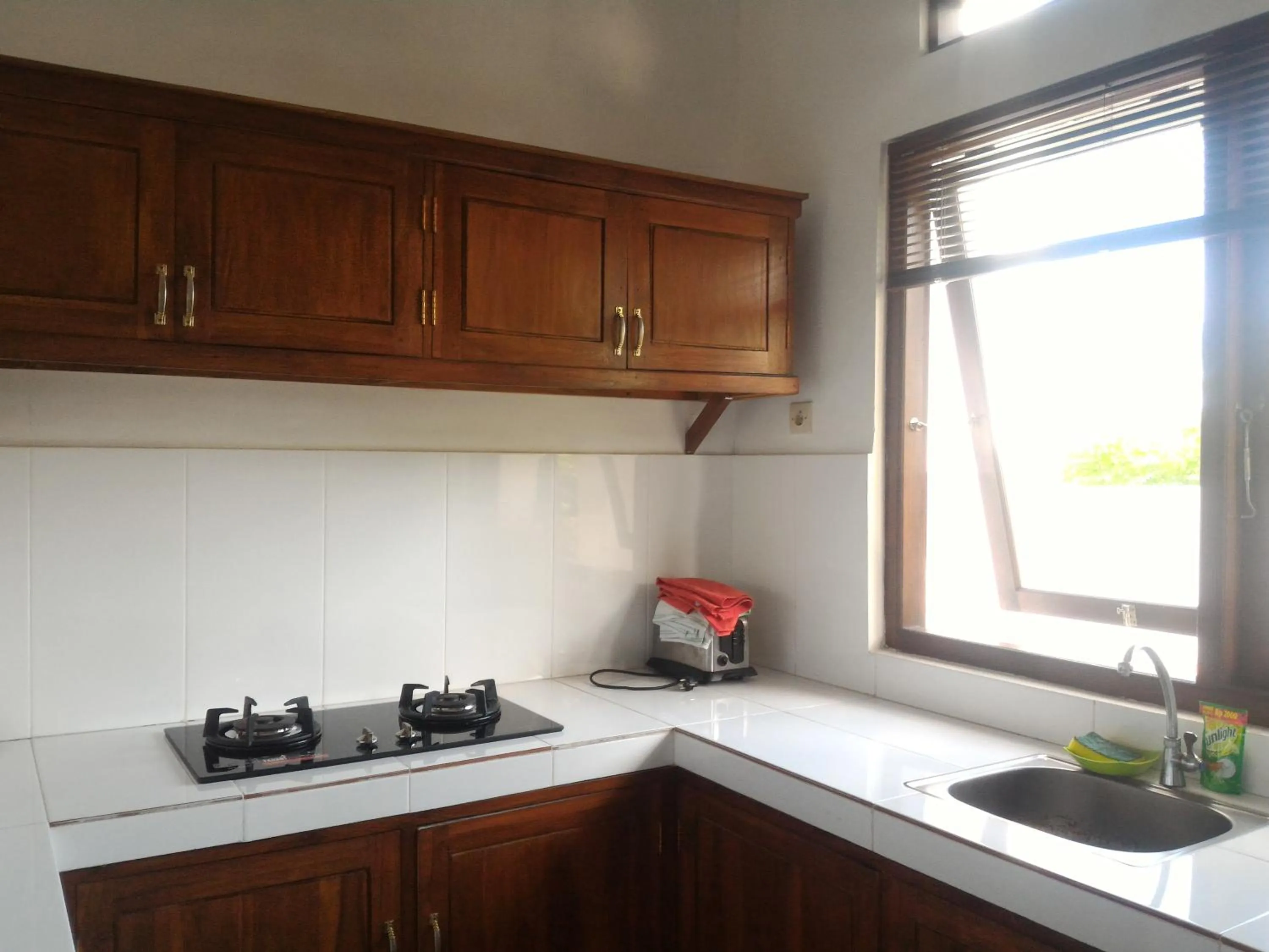 Kitchen or kitchenette in Villa Dencarik