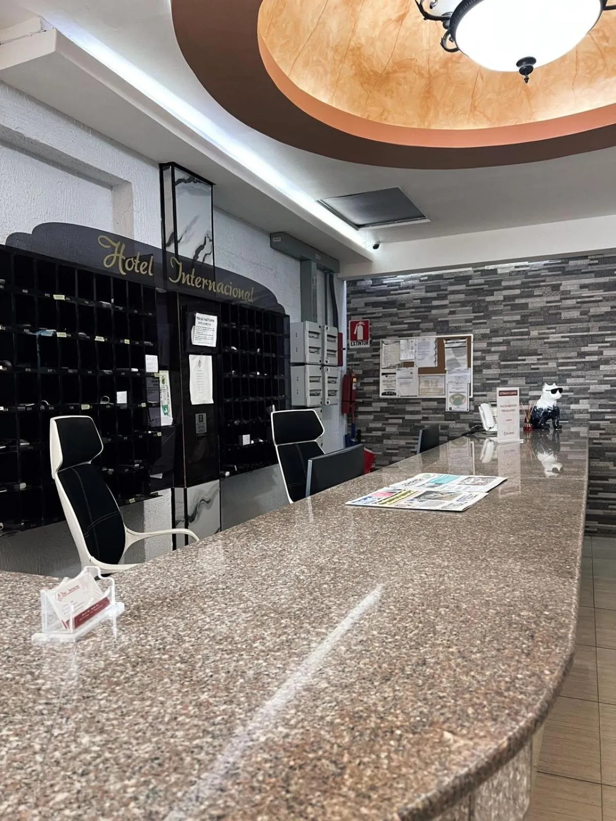 Lobby or reception in Hotel Internacional de Colón