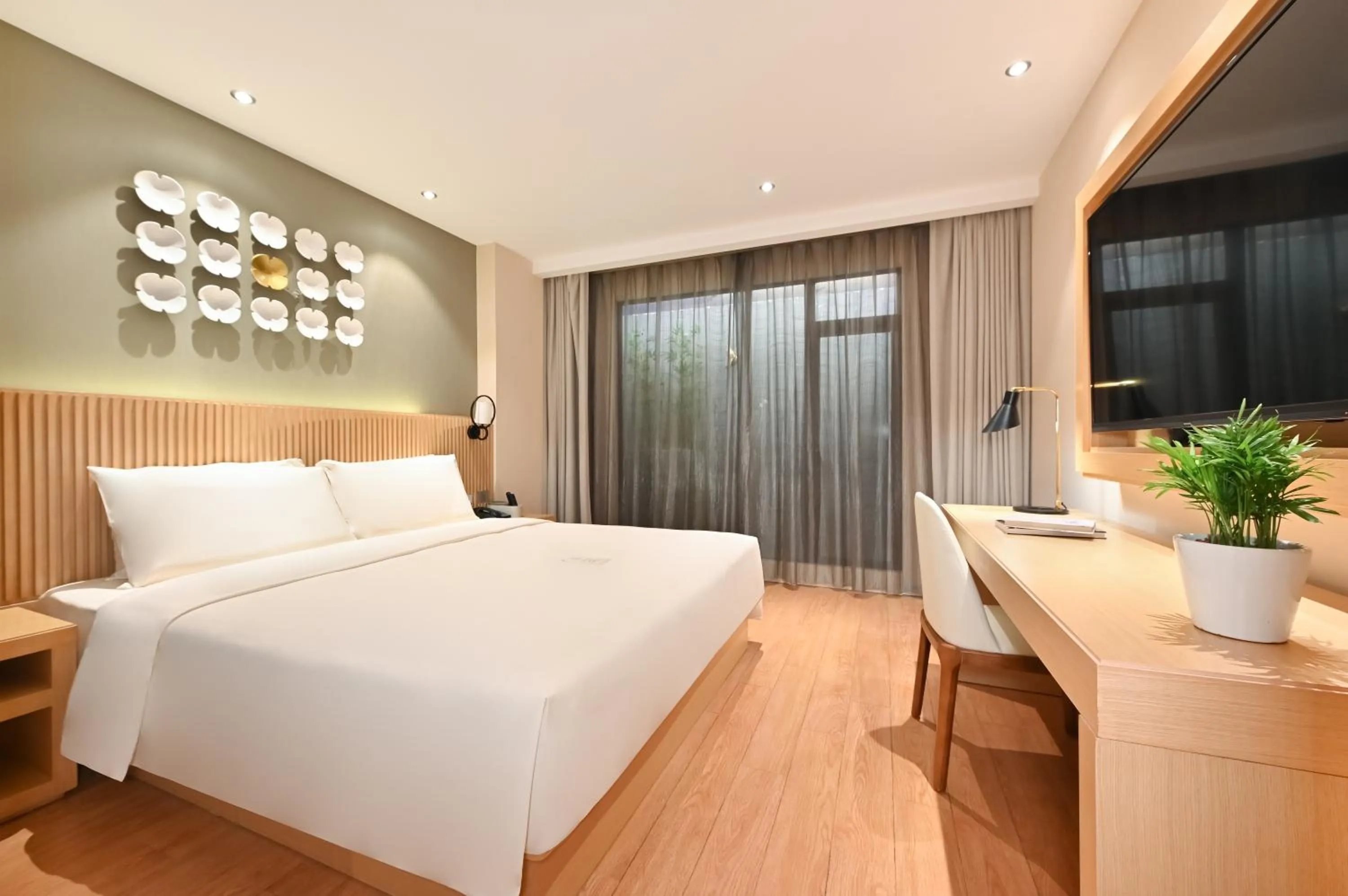 Bed in Atour X Hotel West Nanjing Road