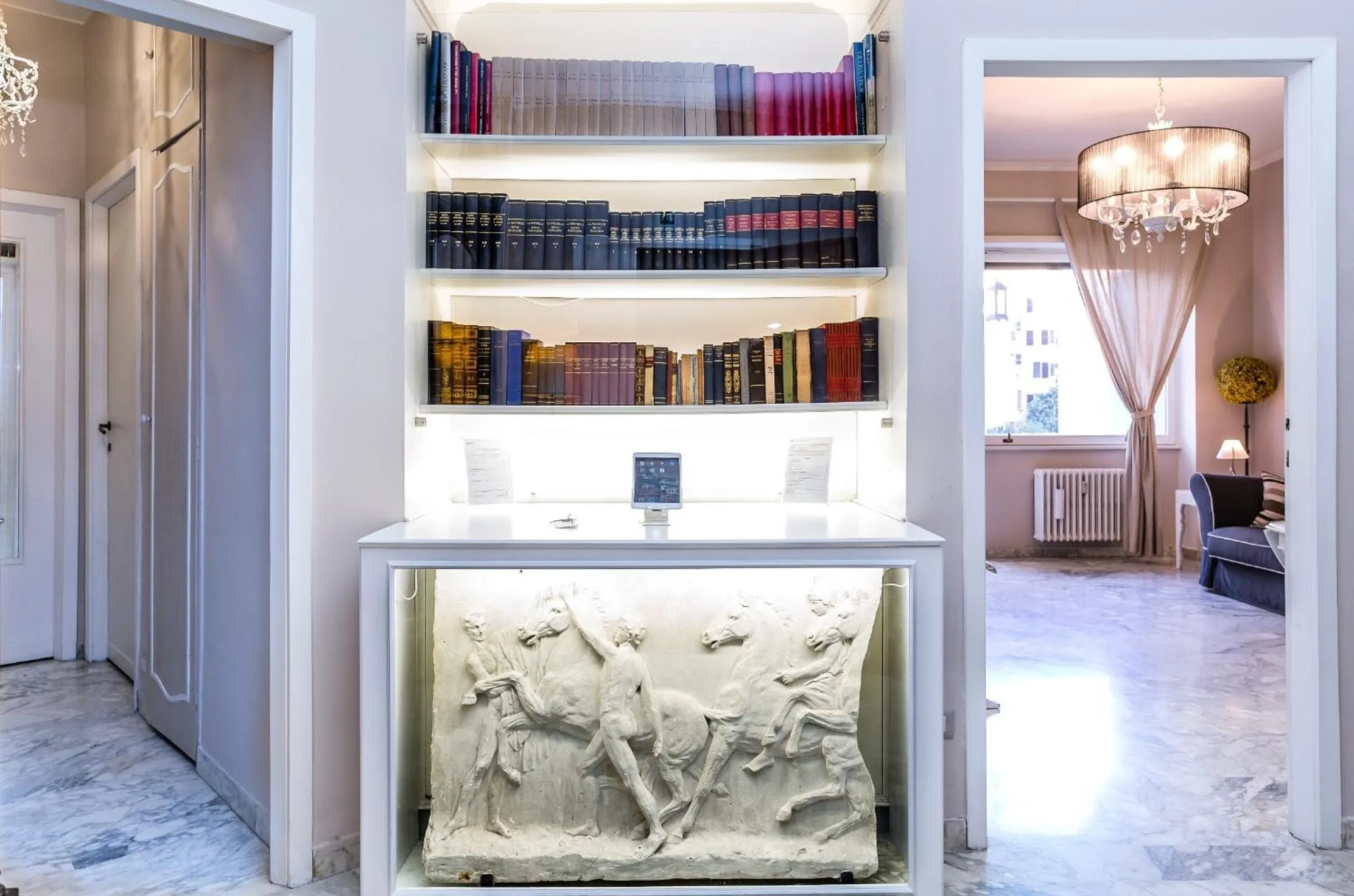 Library in Vatican Art House