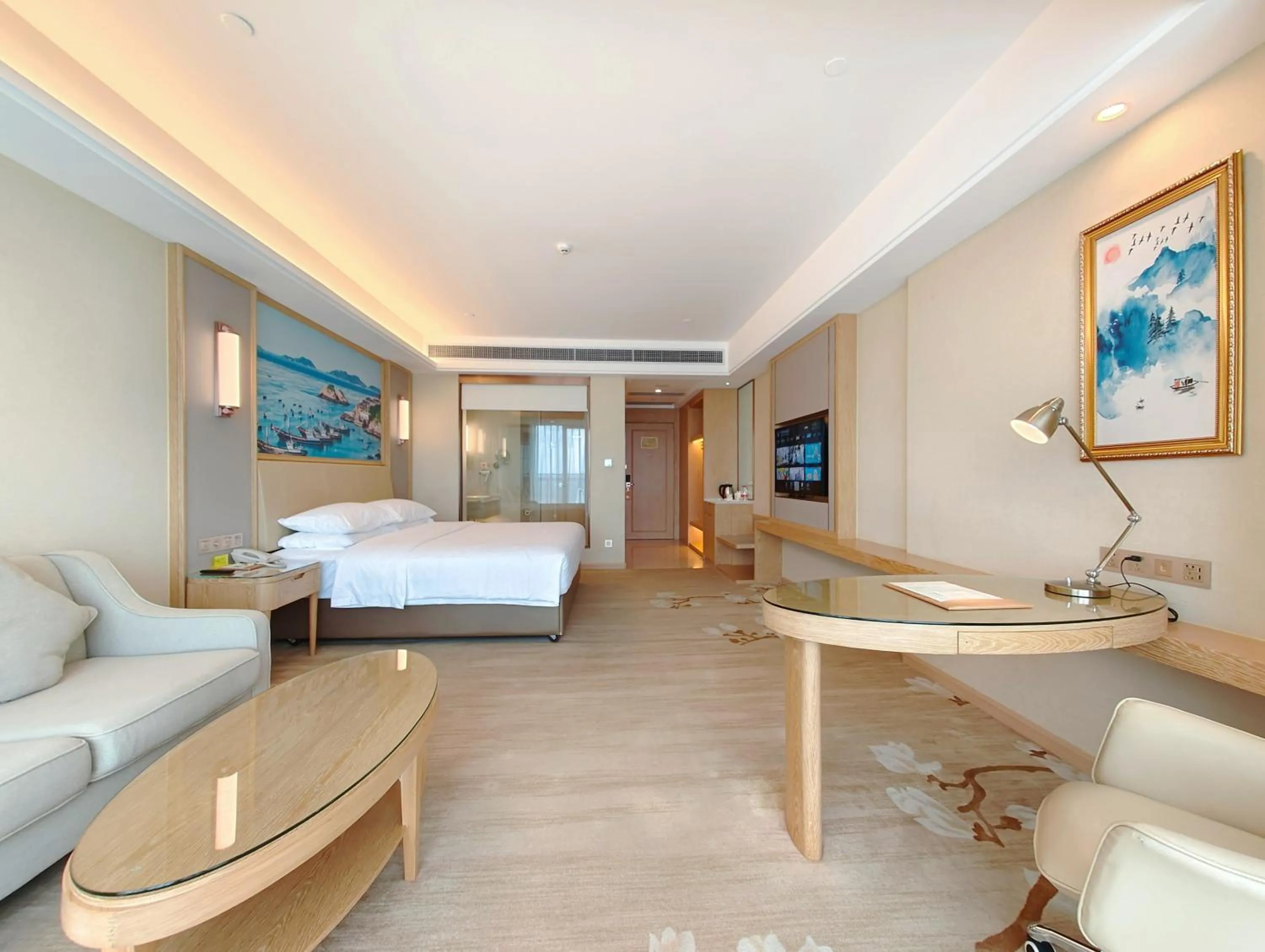 Bedroom, Bed in Vienna International Hotel Wenchang